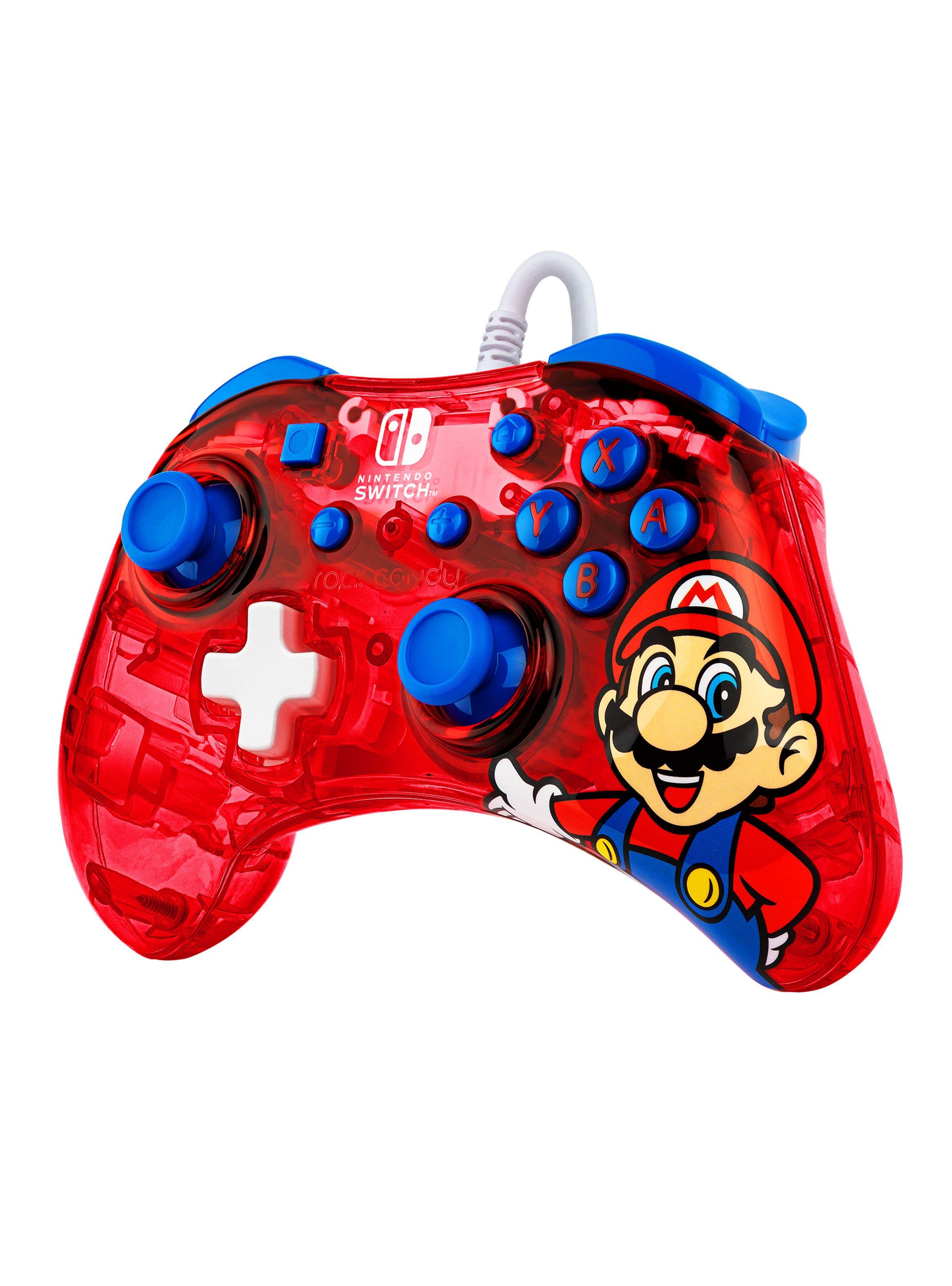 Control Alámbrico Rock Candy Mario para Nintendo Switch-2