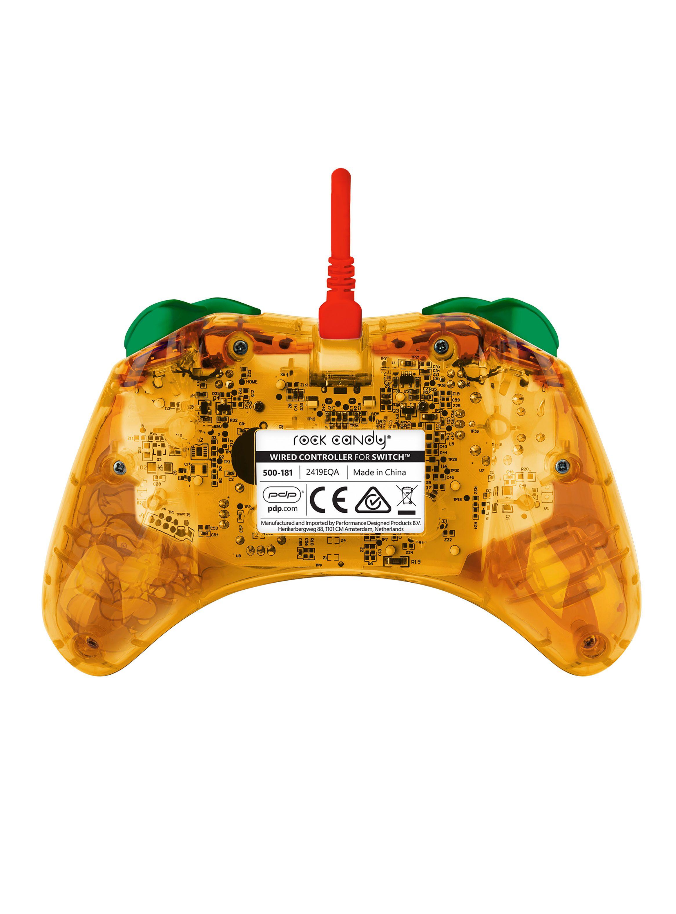 Control Alámbrico Rock Candy Bowser para Nintendo Switch-1