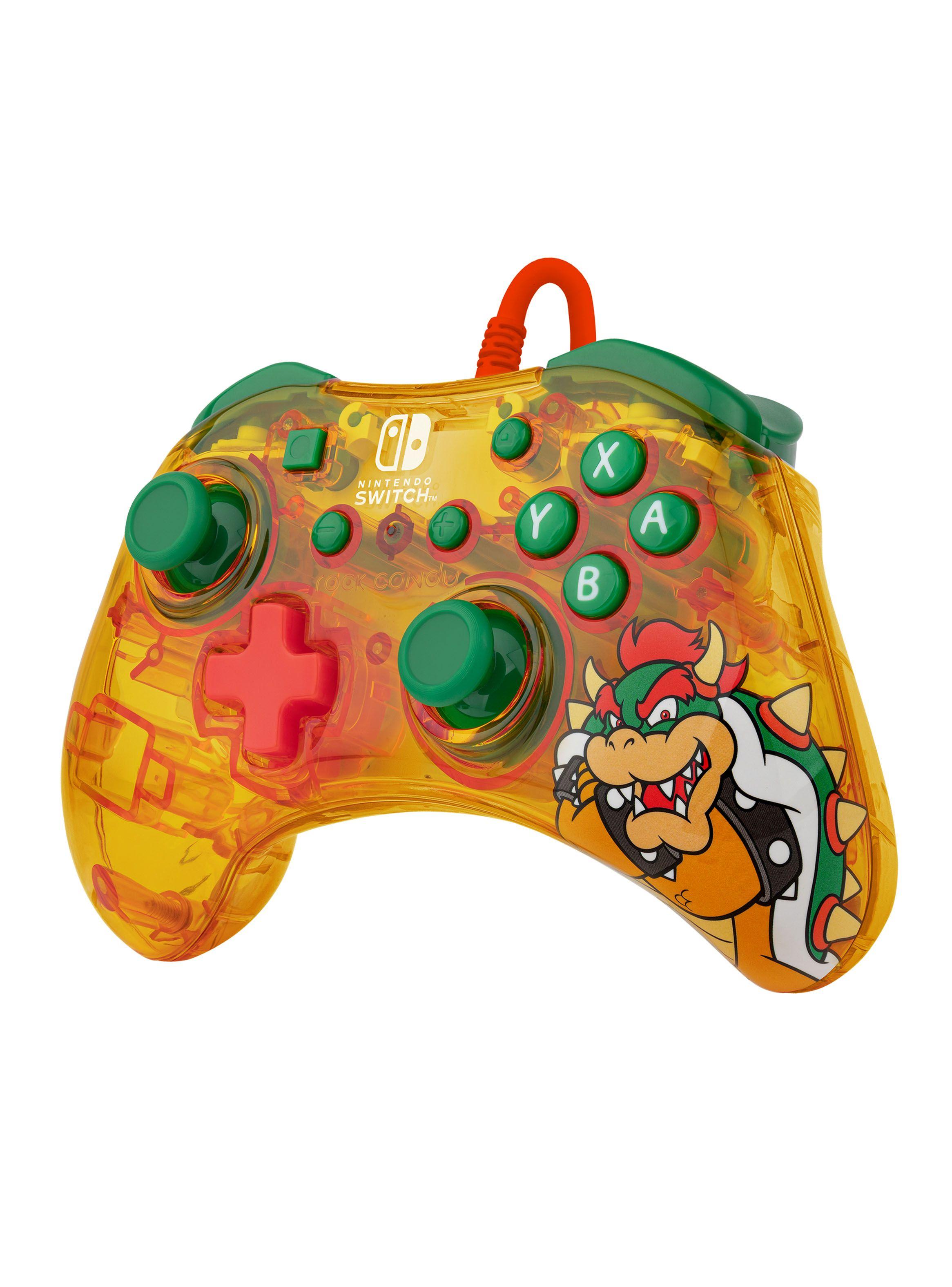 Control Alámbrico Rock Candy Bowser para Nintendo Switch-2