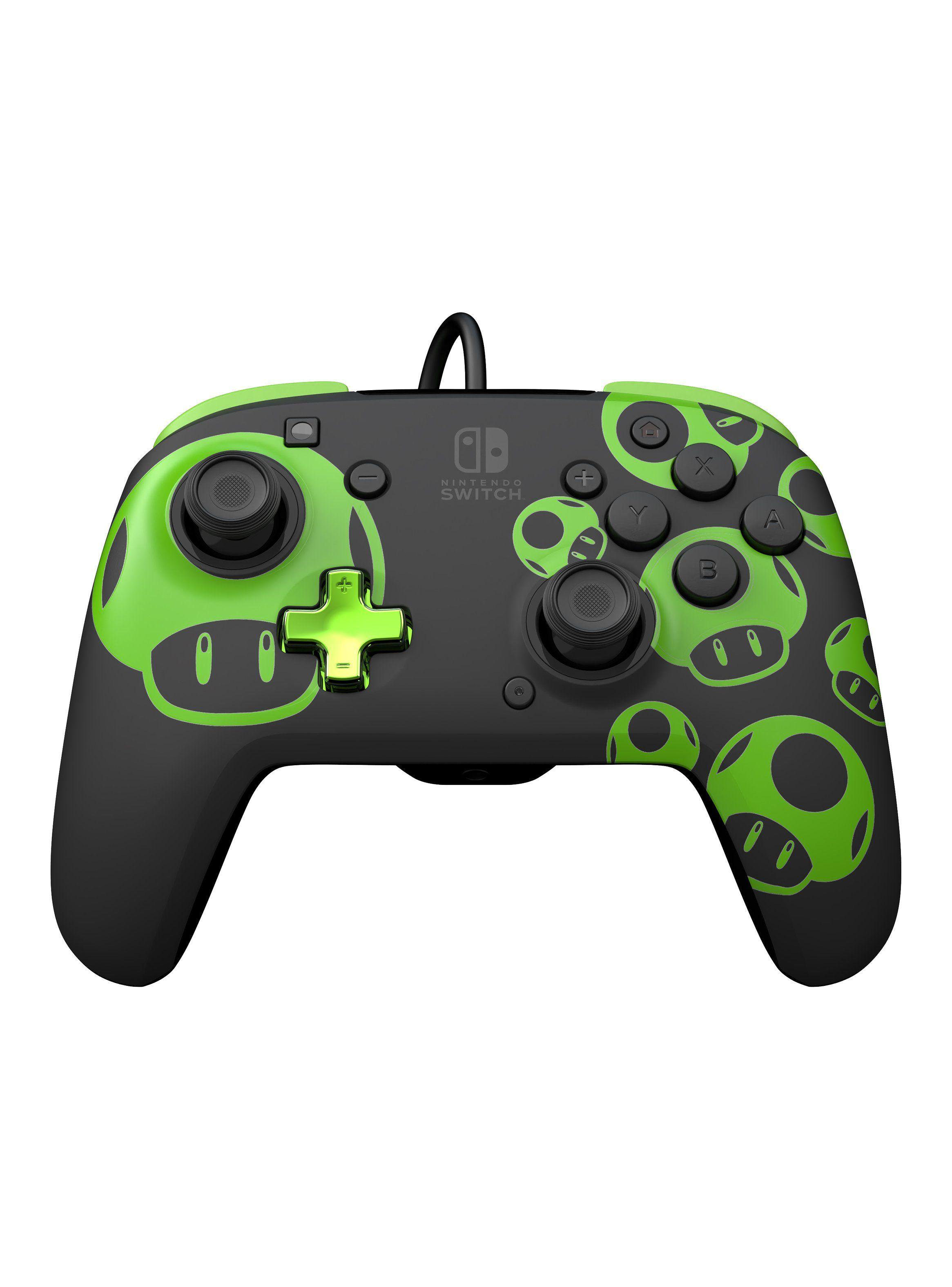 Control Gamer Alámbrico Rematch Glow In The Dark-0