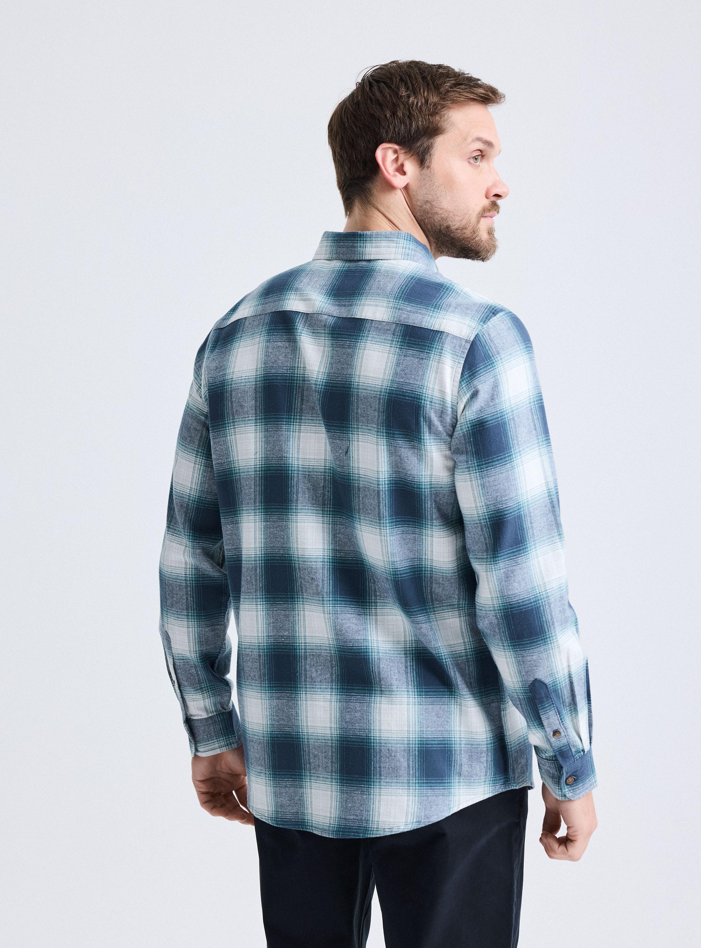 Camisa Franela Cuadros-1