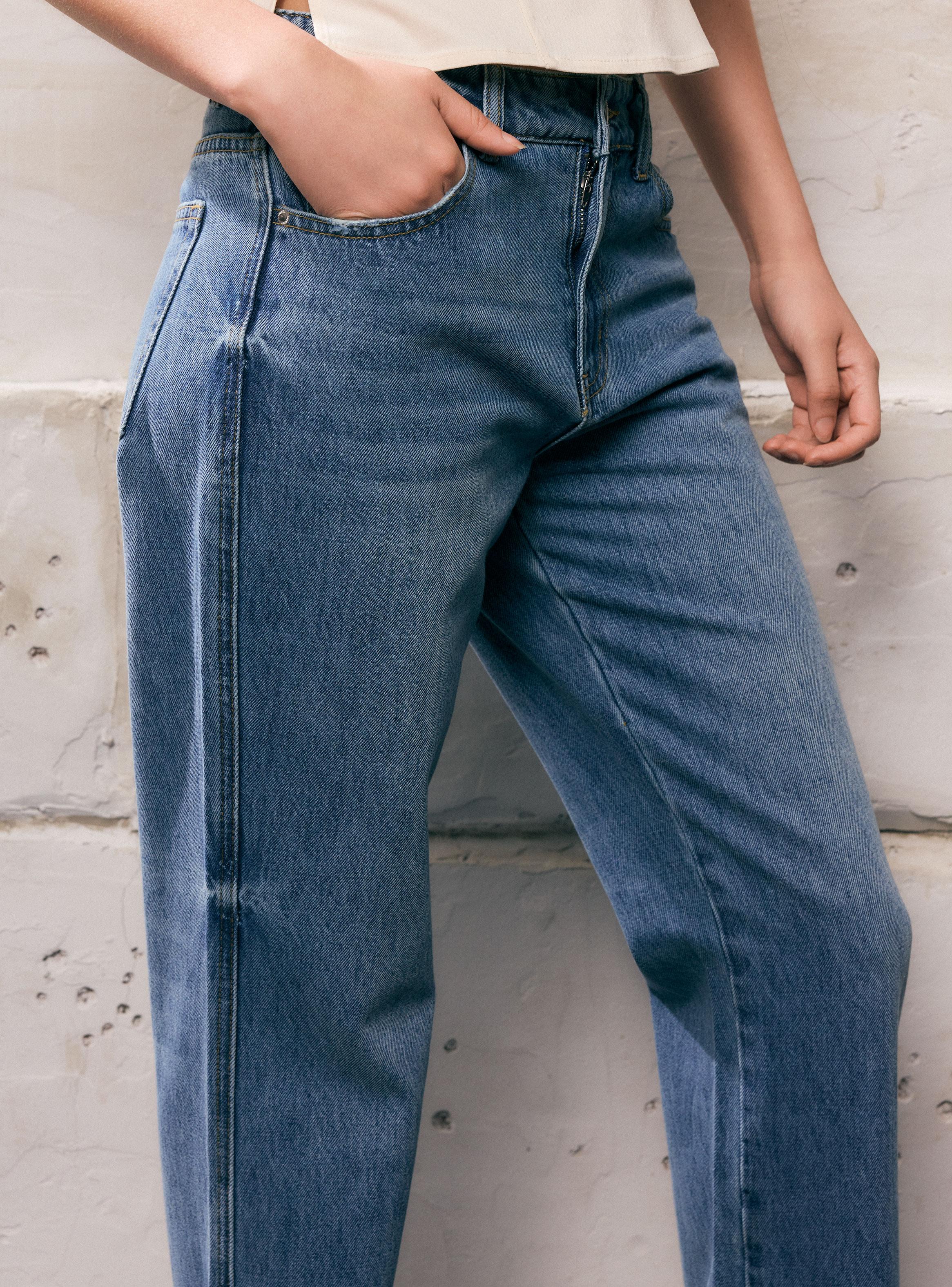 Jeans Straight Lavados Clásicos-2