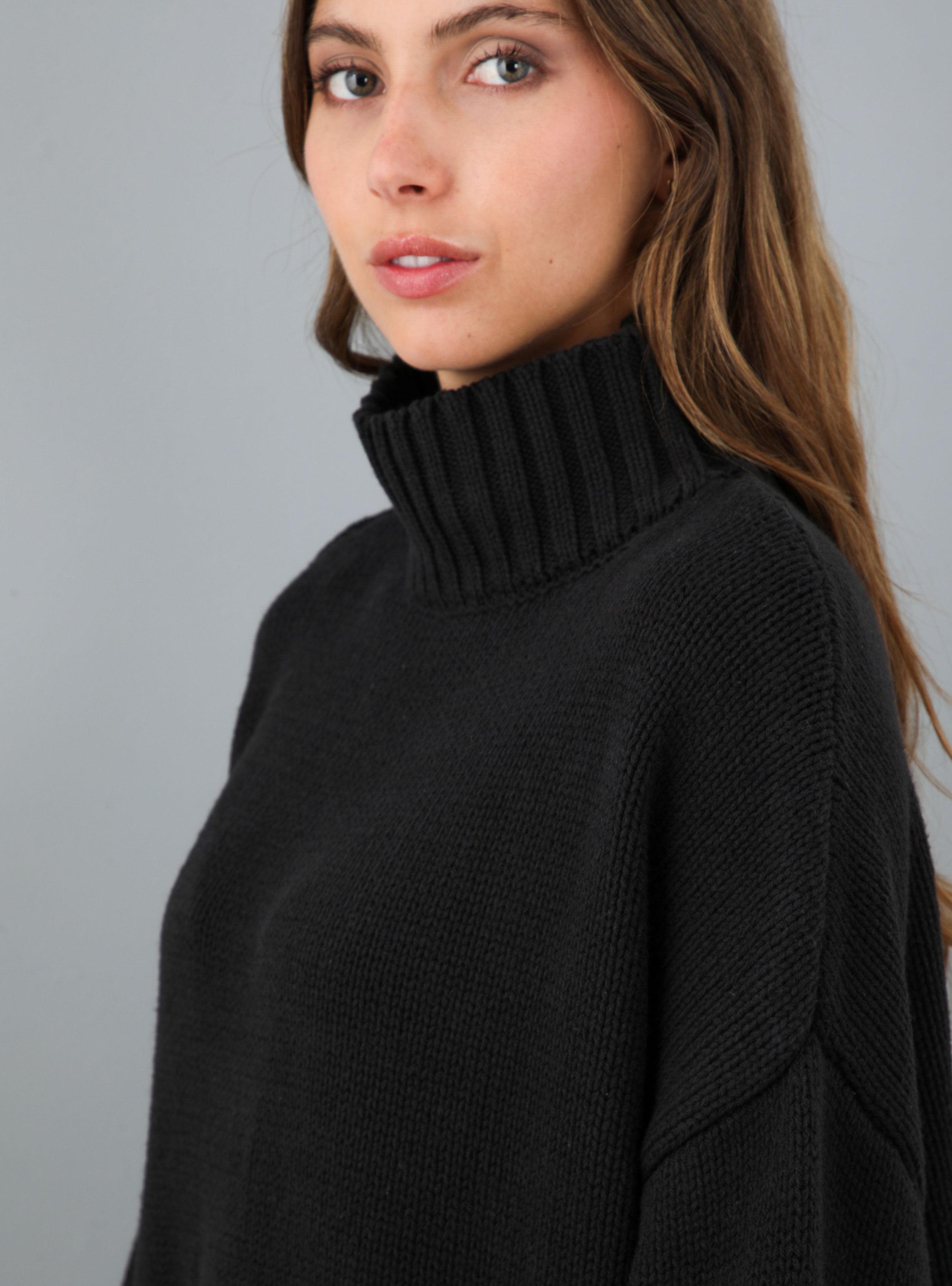 Sweater con Cuello Alto Manga Larga-2