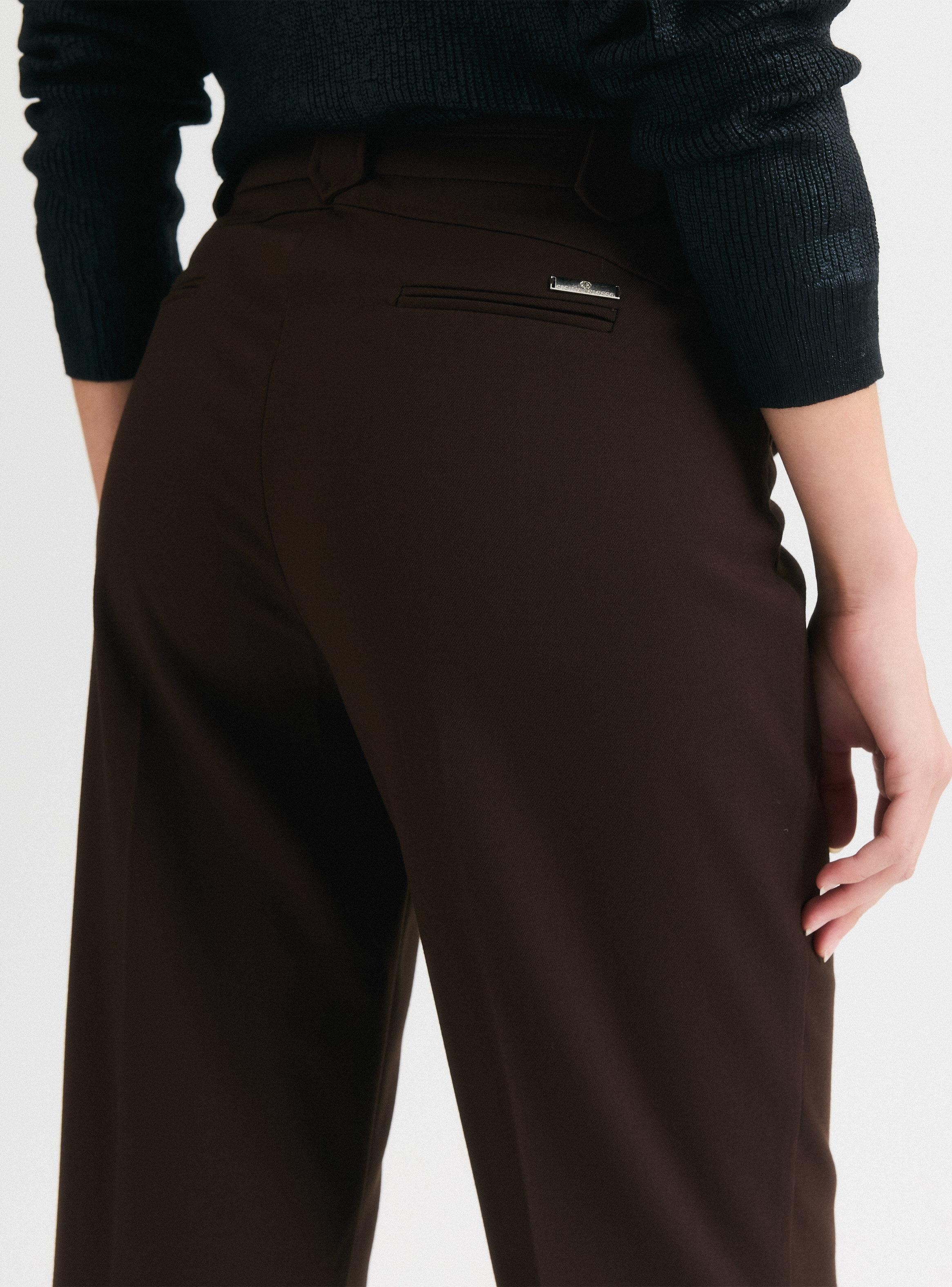 Pantalón Tiro Alto Semi Ajustado-3