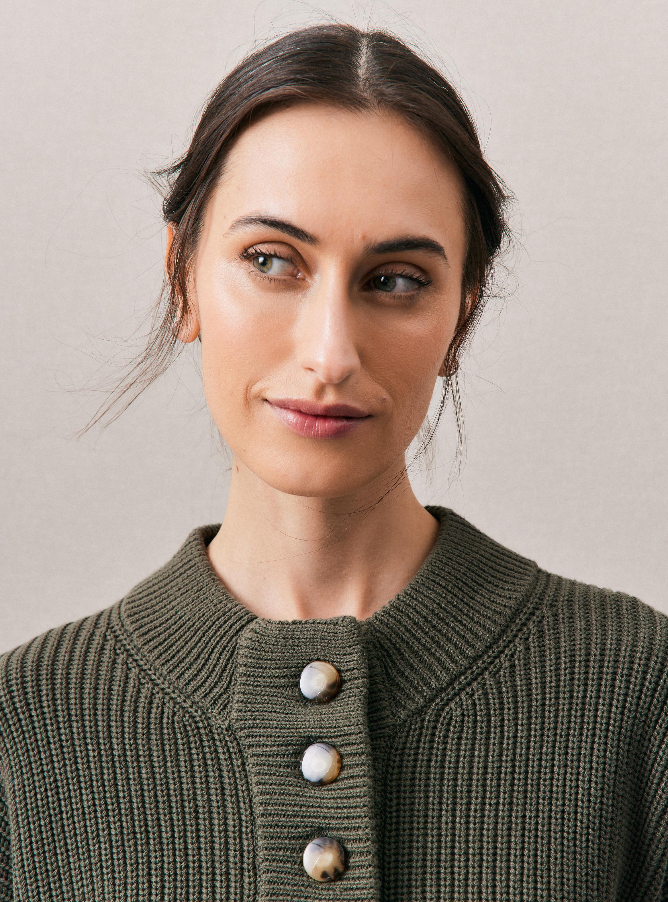 Sweater de Algodón con Botones-2