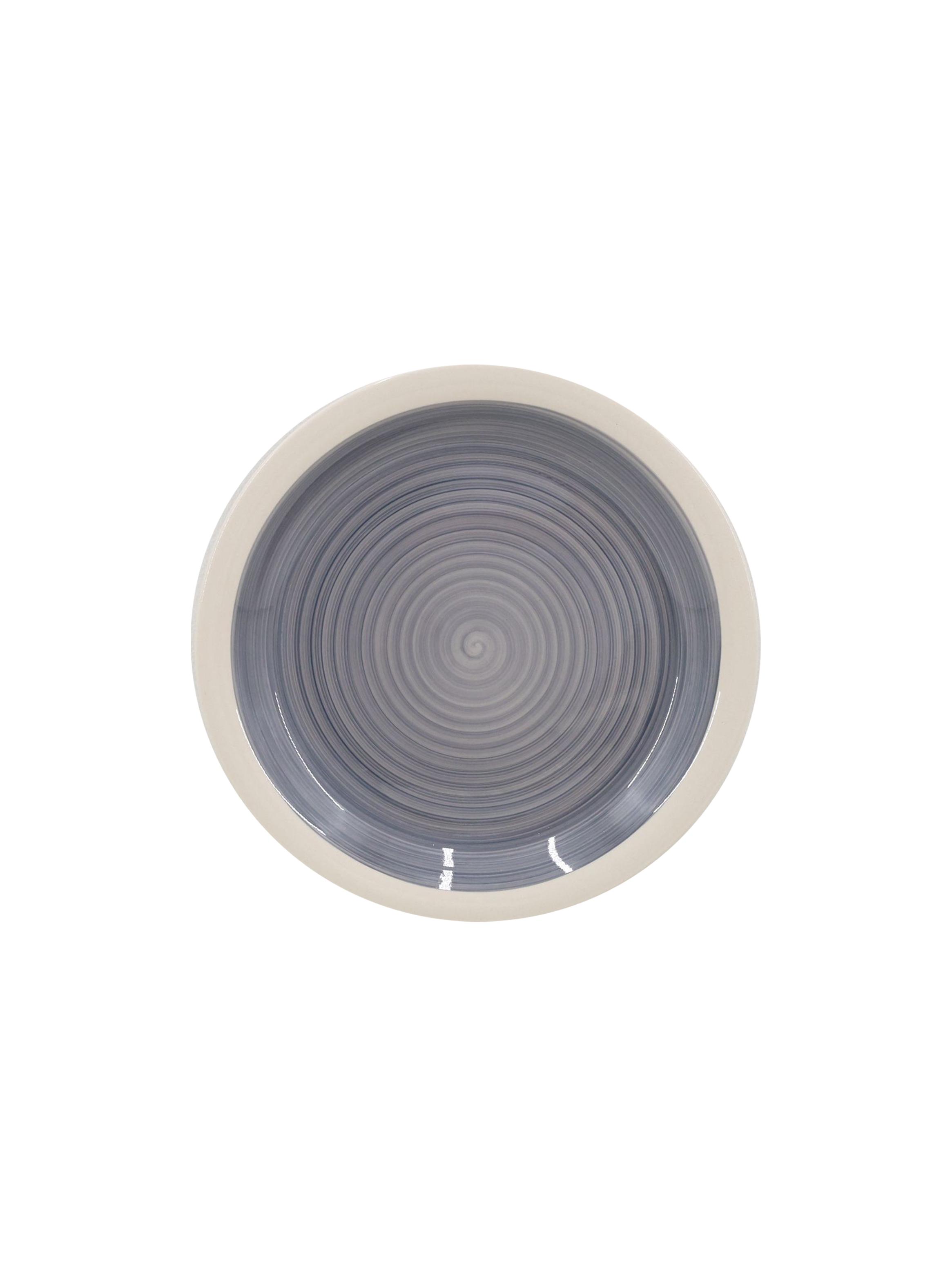 Set Loza 16 Piezas Bicolor Gris-2