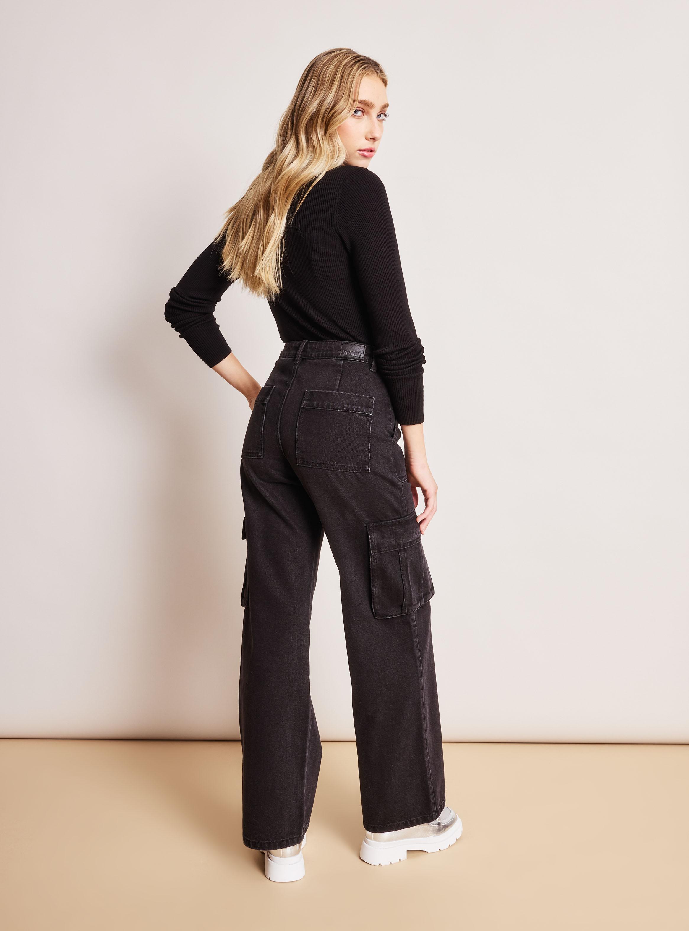 Jeans Bolsillos Cargo Costado-5