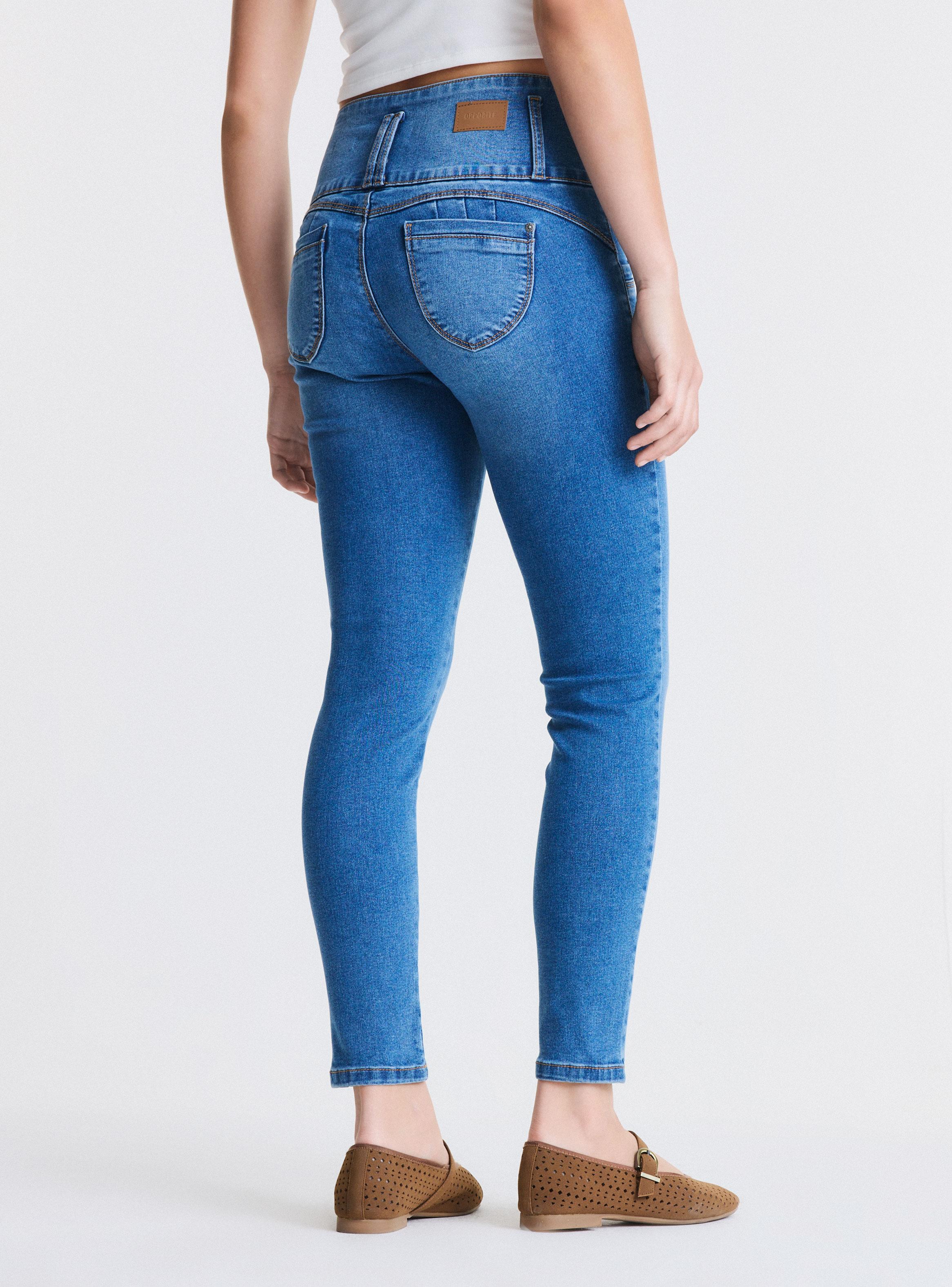 Jeans Pretina Alta 4 Botones-1