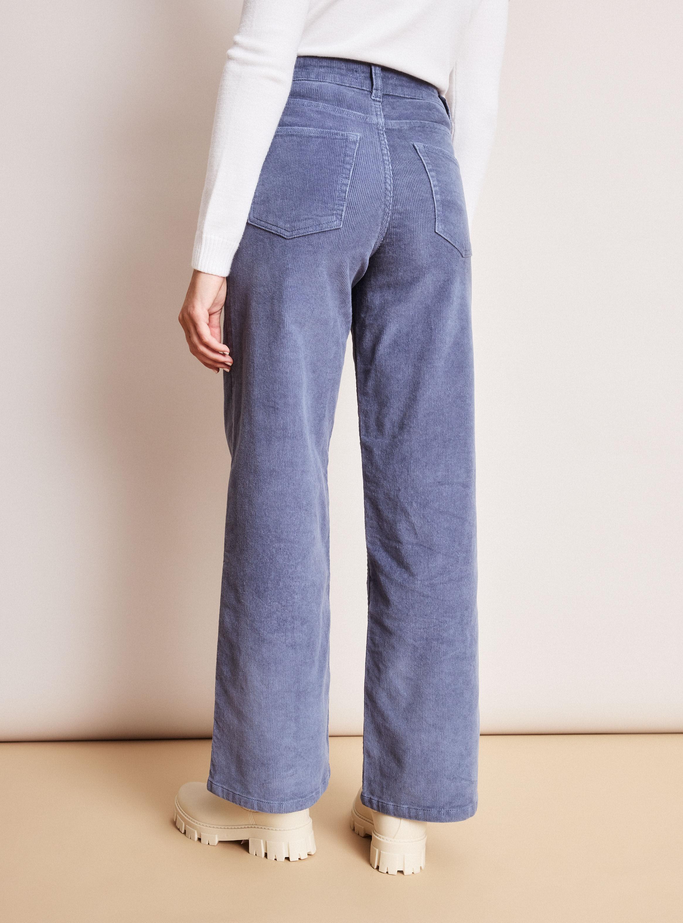 Pantalón Cotelé Wide Leg-1