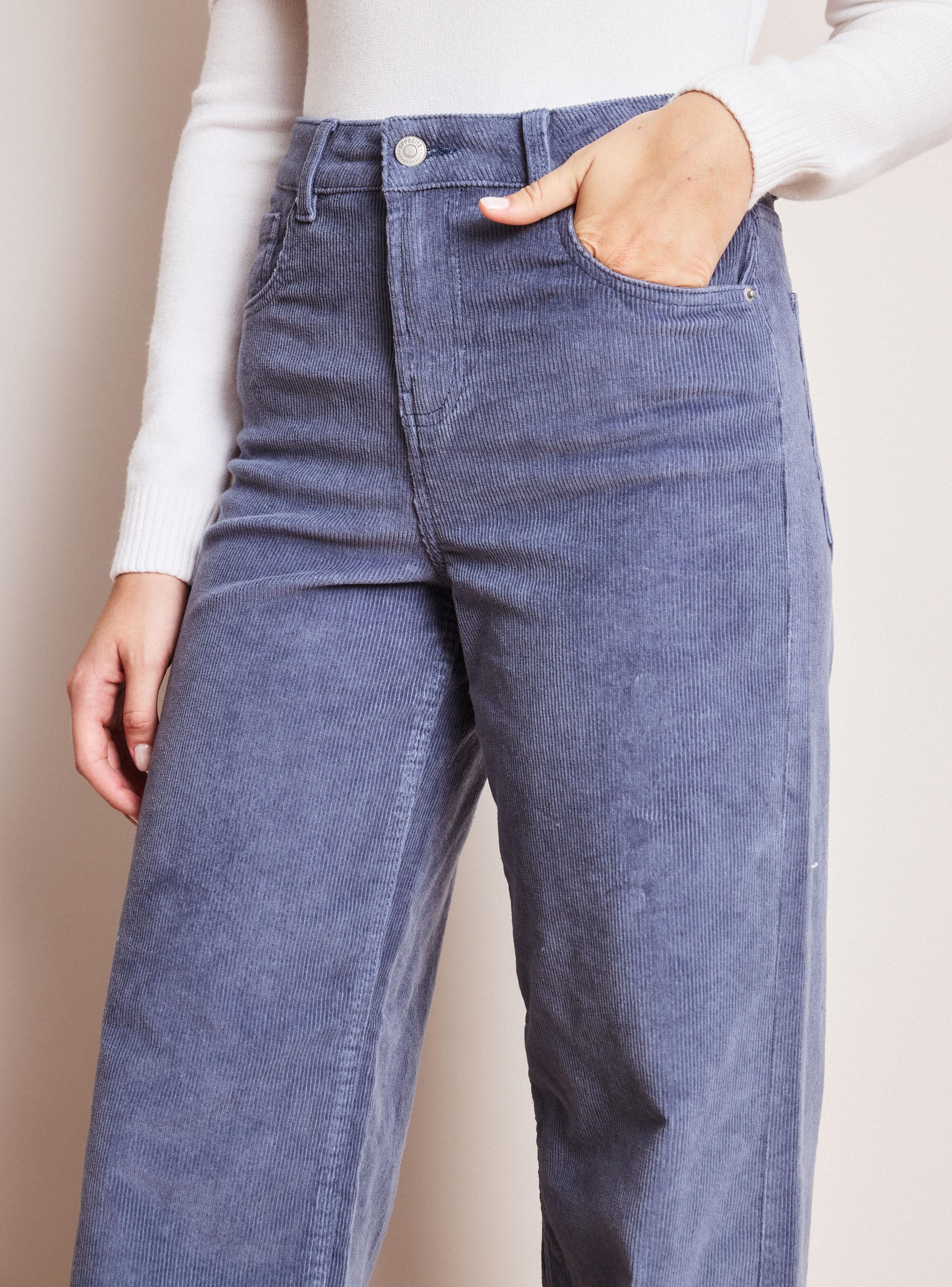 Pantalón Cotelé Wide Leg-2