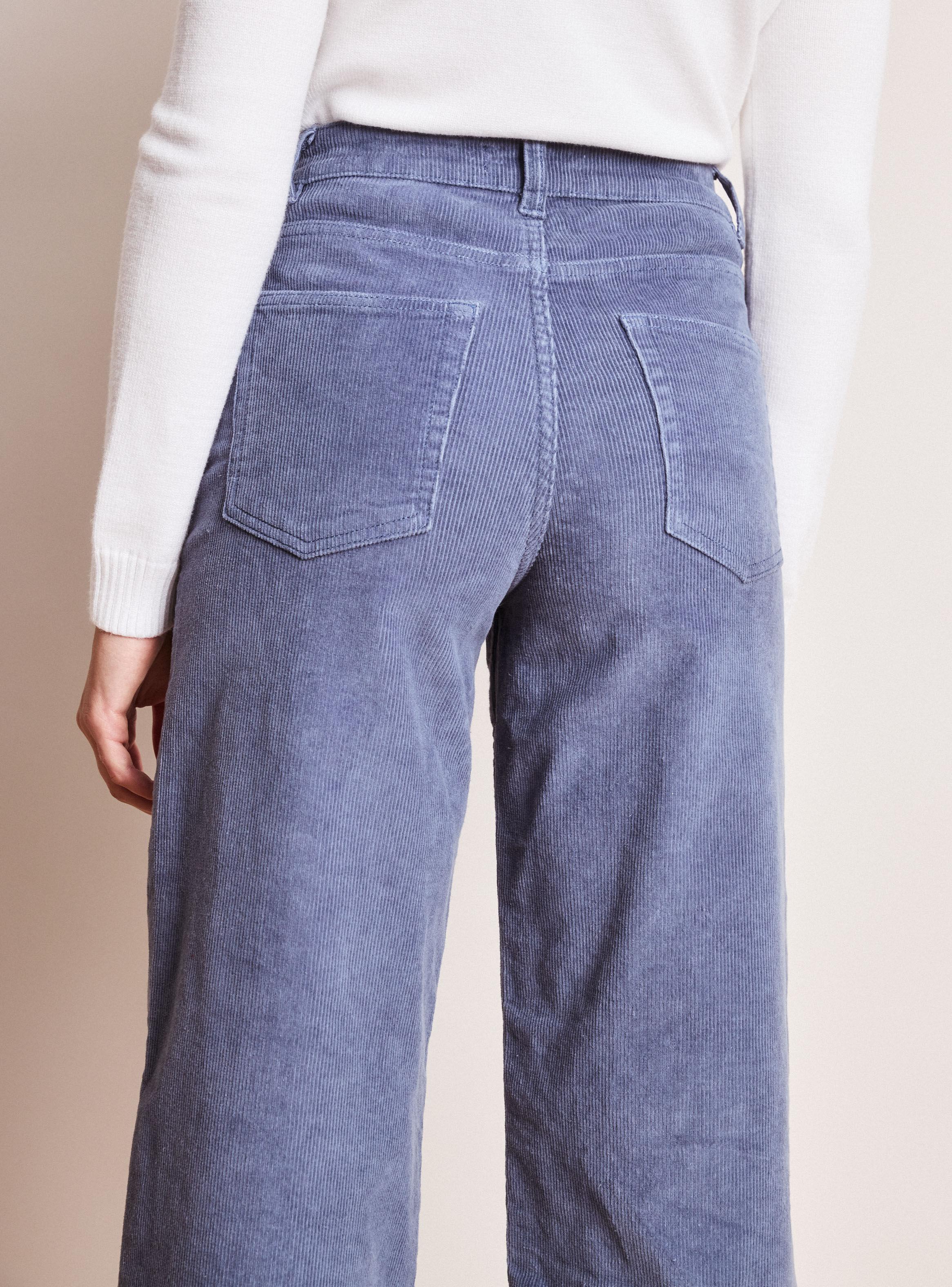 Pantalón Cotelé Wide Leg-3