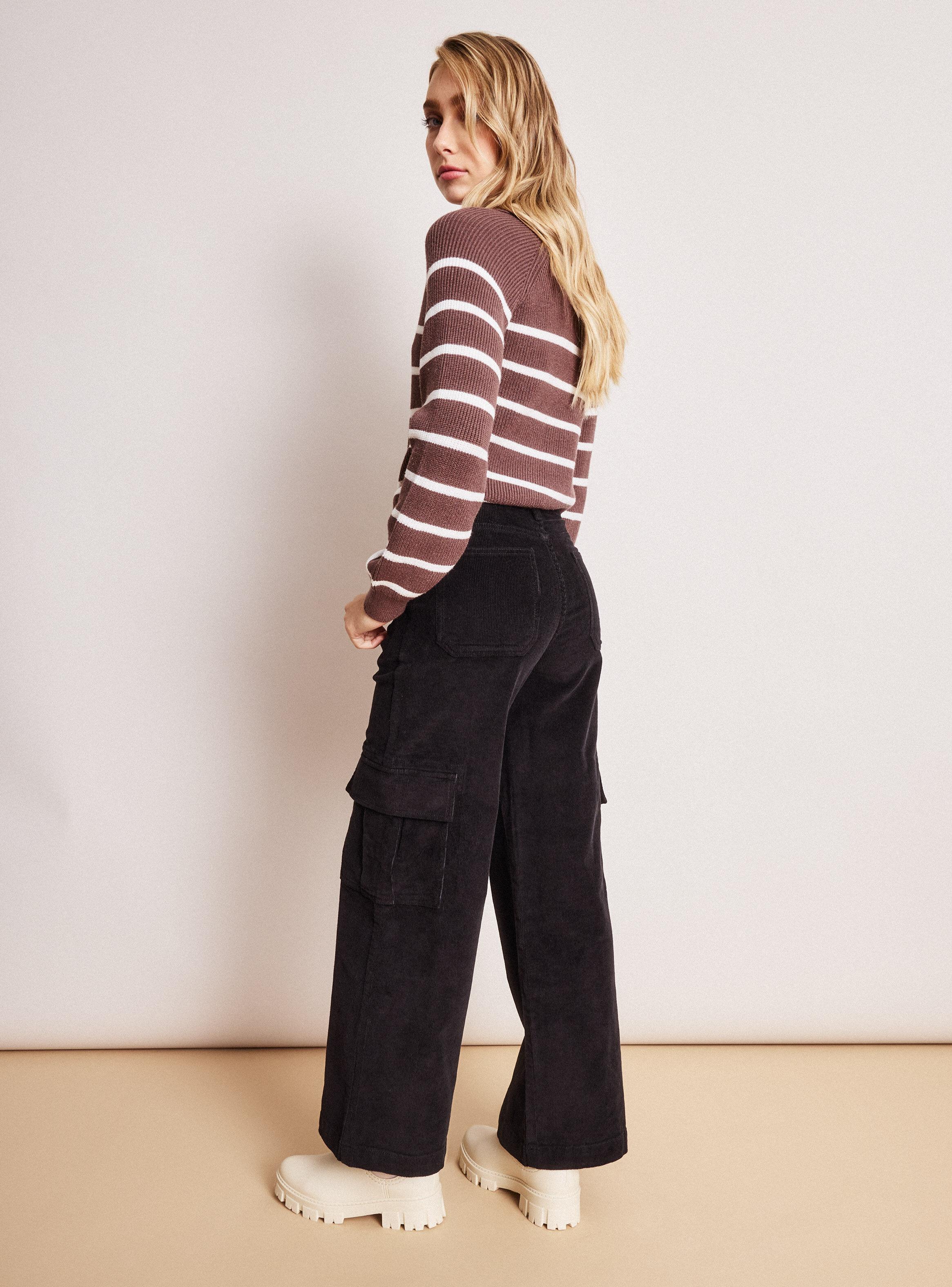 Pantalón Cotelé Cargo-5