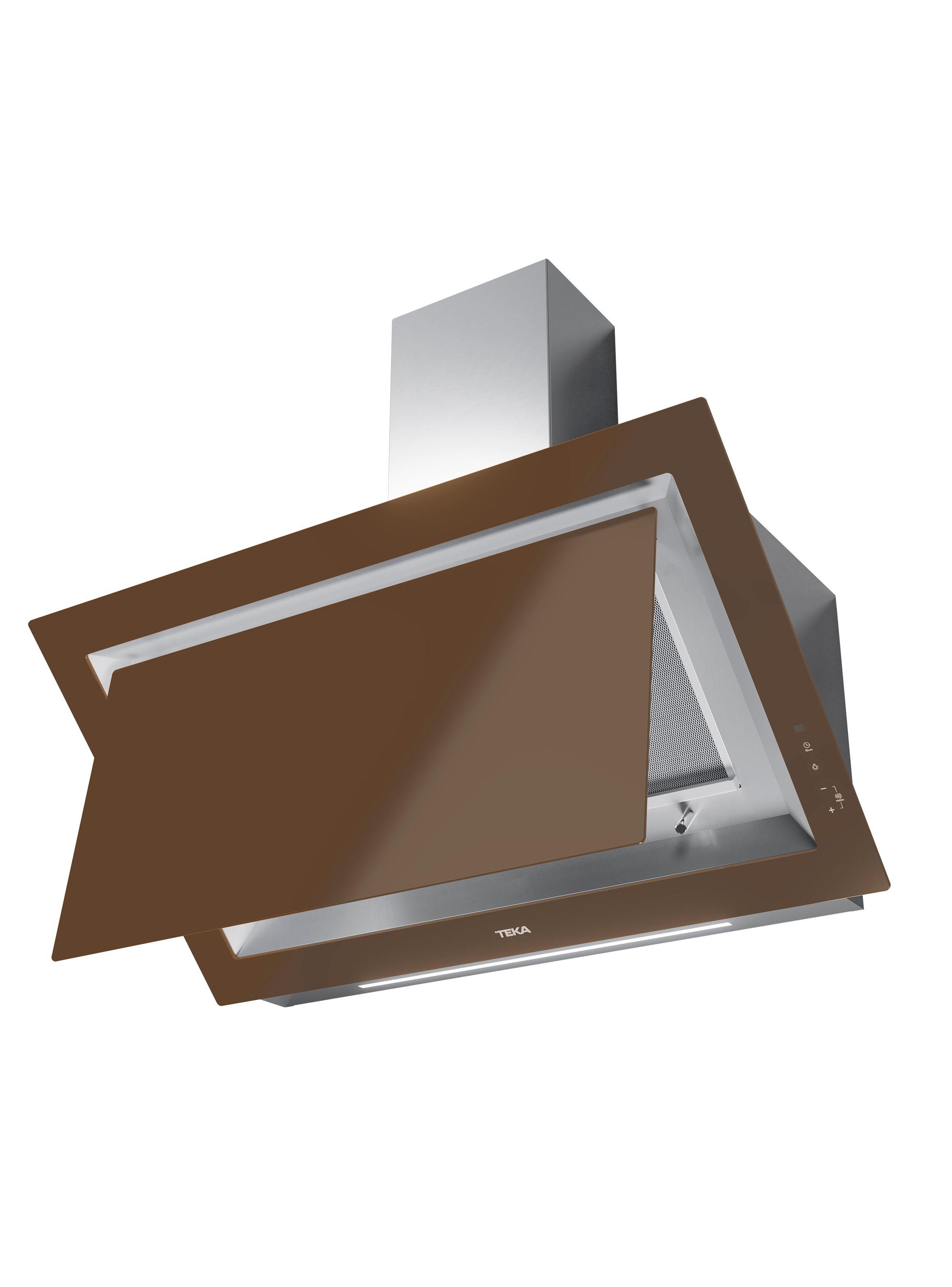 Campana Decorativa Vertical DLV 98660 TOS LB Cristal Café-4