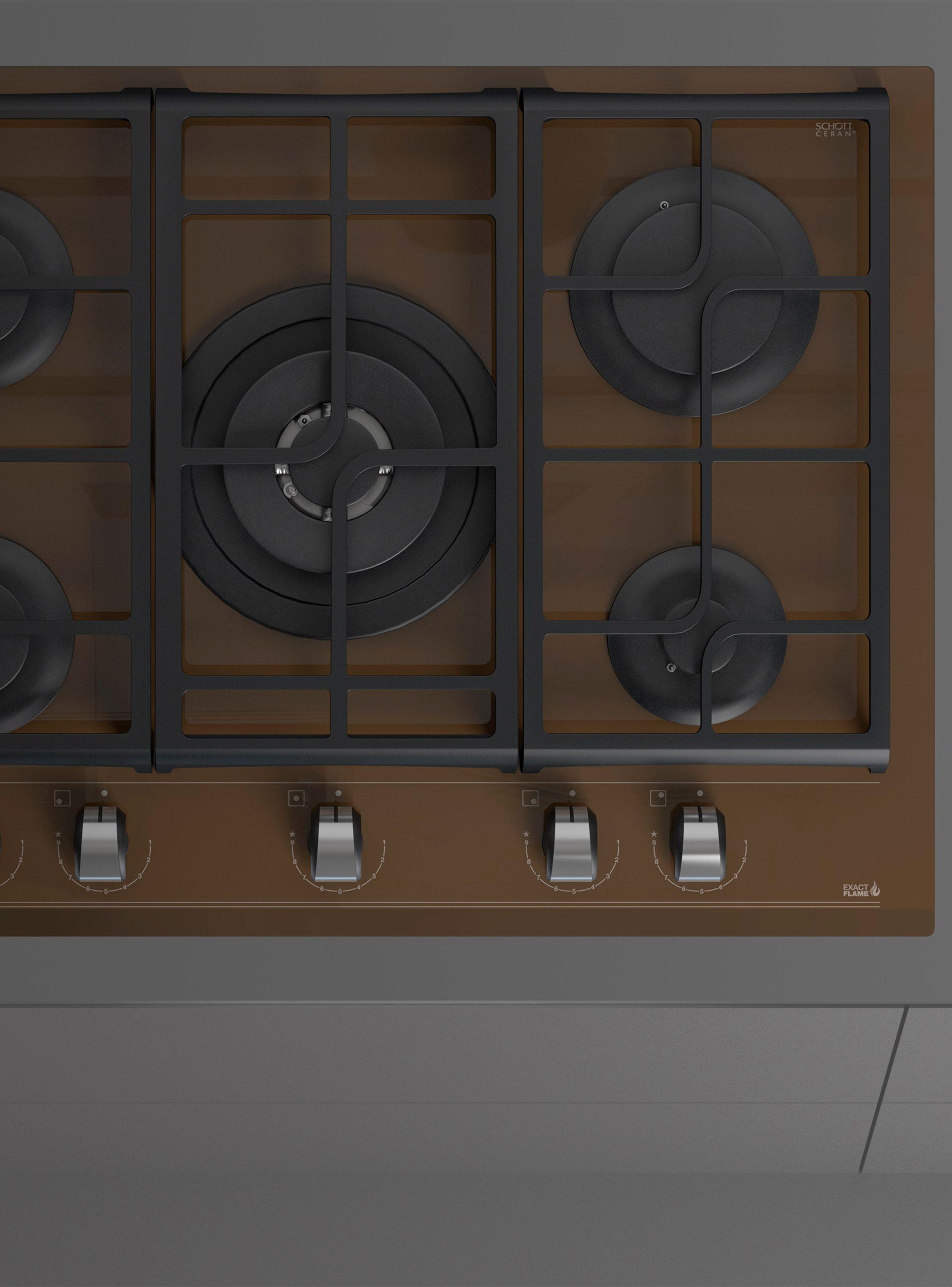 Cocina Cristal Gas GZC 75330 XBB LB Café-4