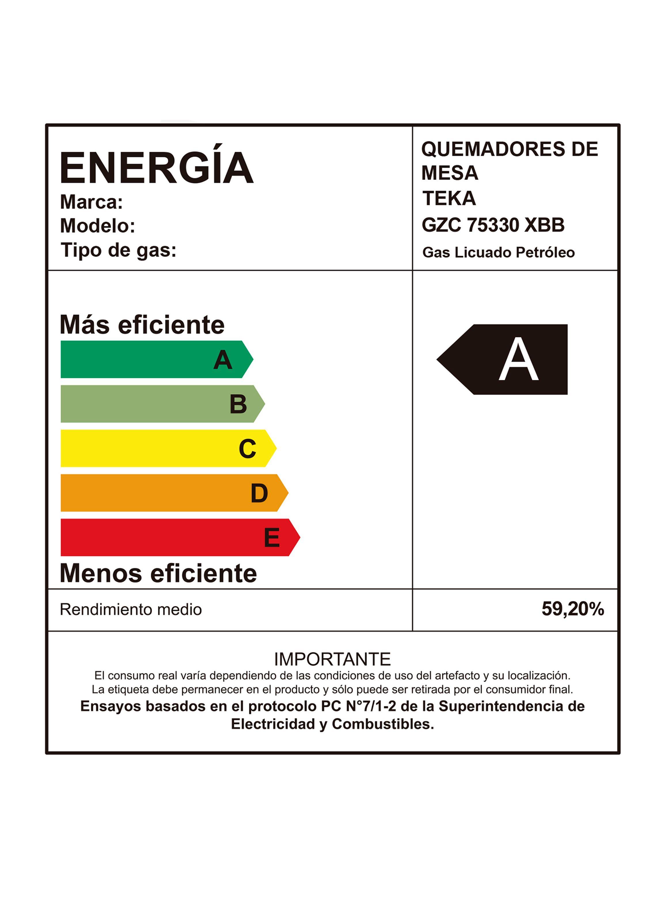 Cocina Cristal Gas GZC 75330 XBB LB Café-6