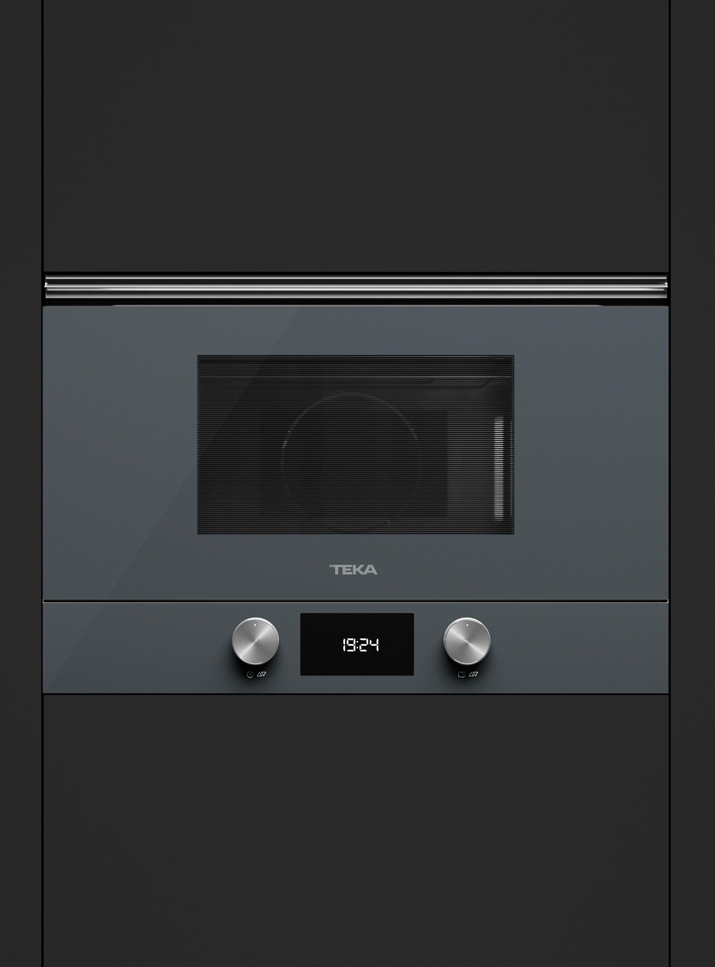 Horno Microondas Integrable Frente Cristal ML 8220 L ST Gris-4