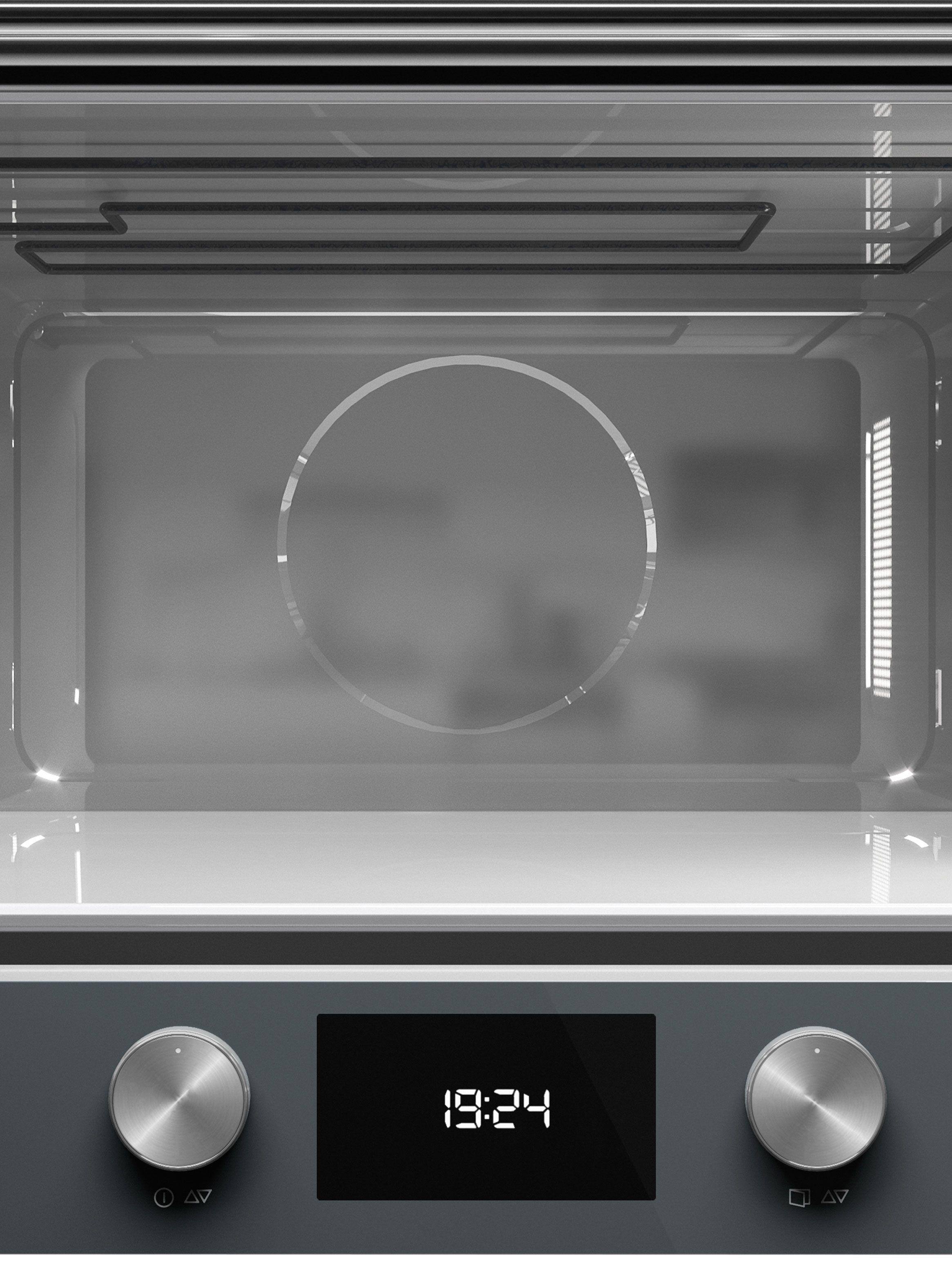 Horno Microondas Integrable Frente Cristal ML 8220 L ST Gris-3