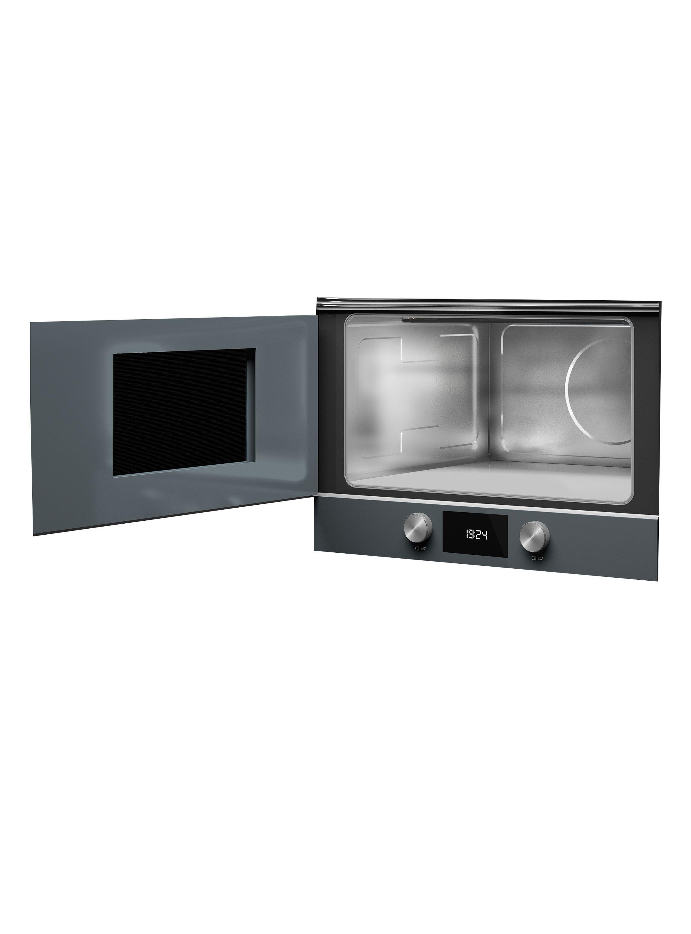 Horno Microondas Integrable Frente Cristal ML 8220 L ST Gris-2