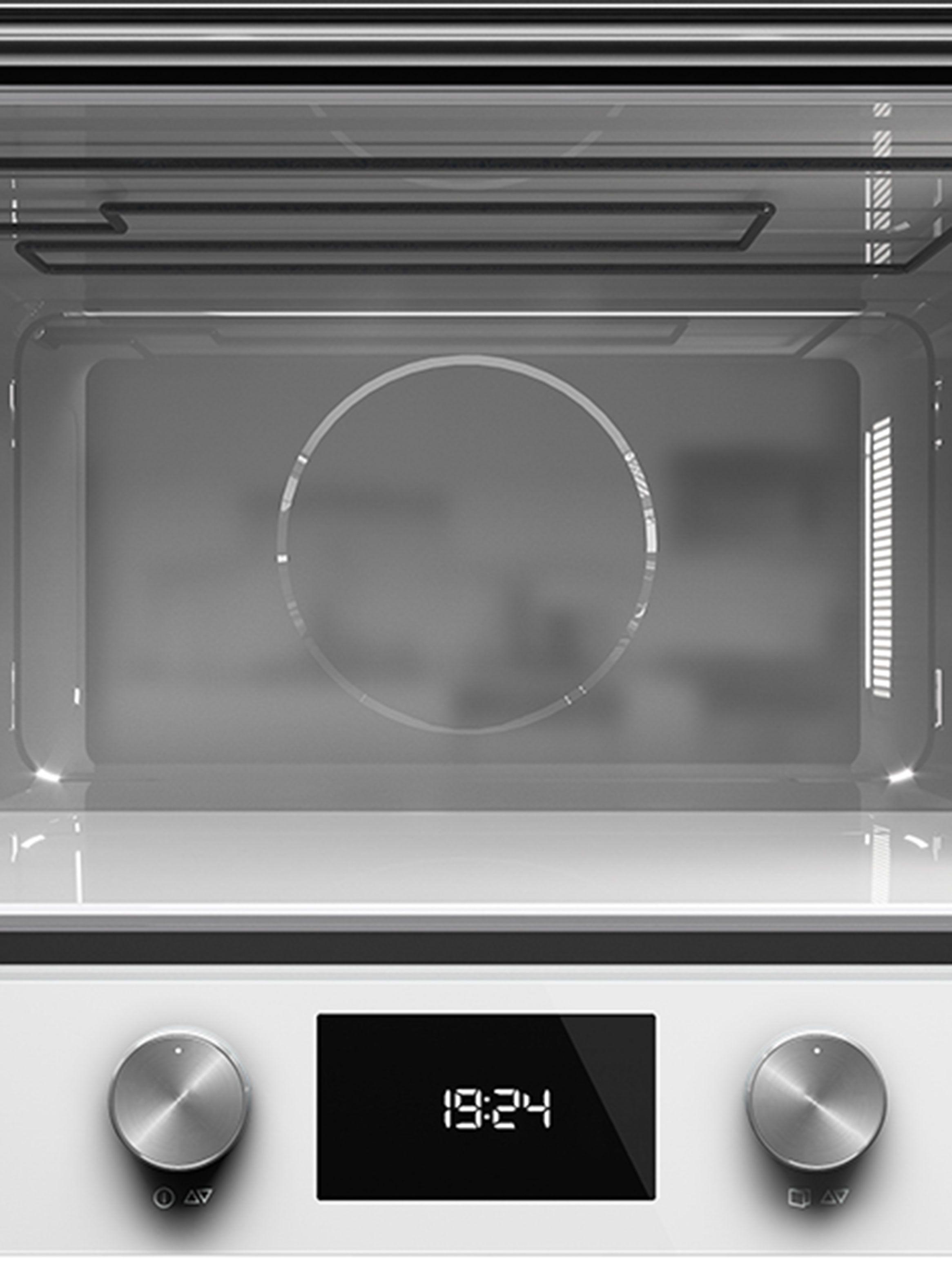 Horno Microondas Empotrable + Grill Frente Cristal ML 8220 L WH Blanco-3