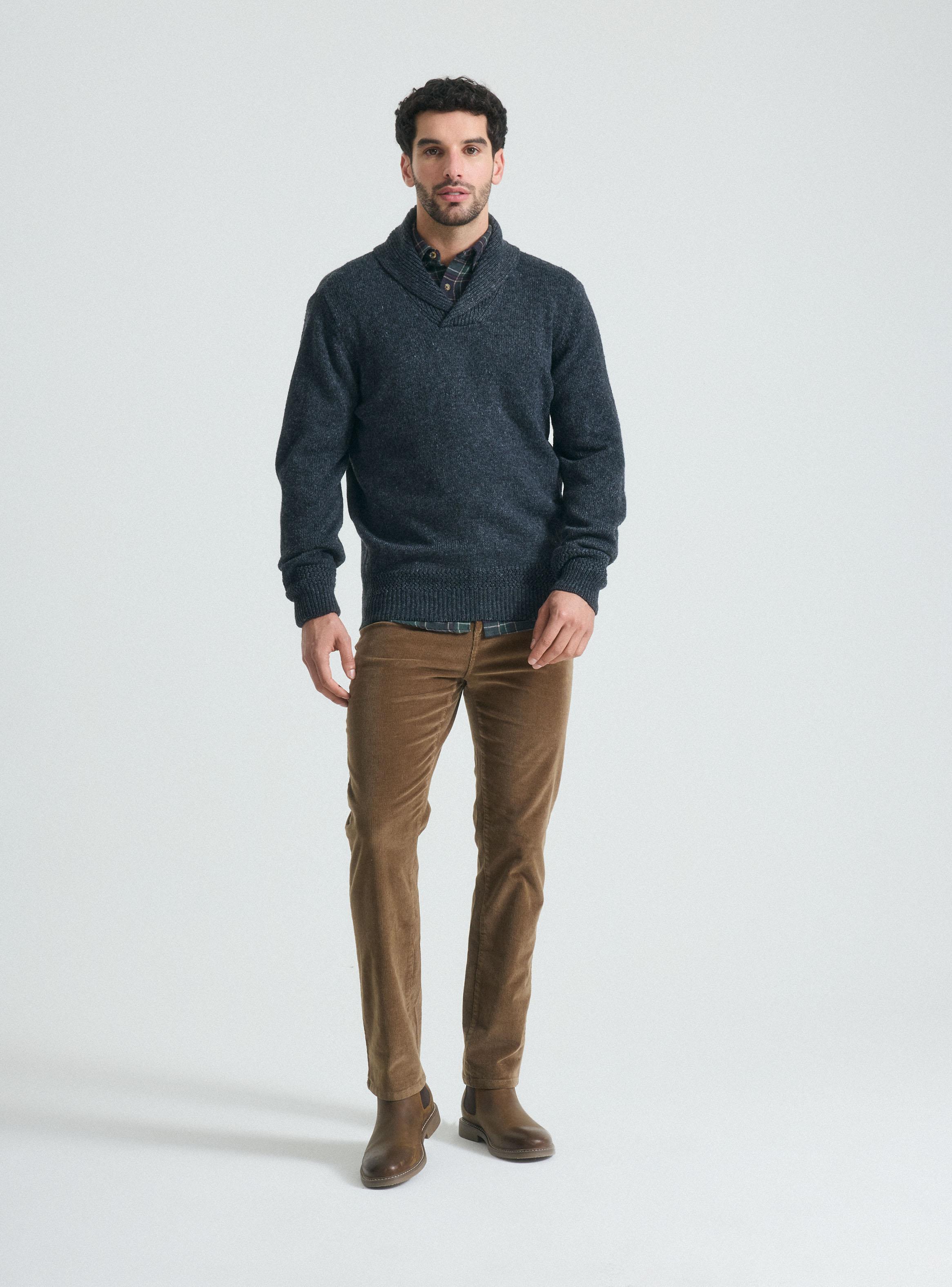Sweater Cuello Smoking Lana-4