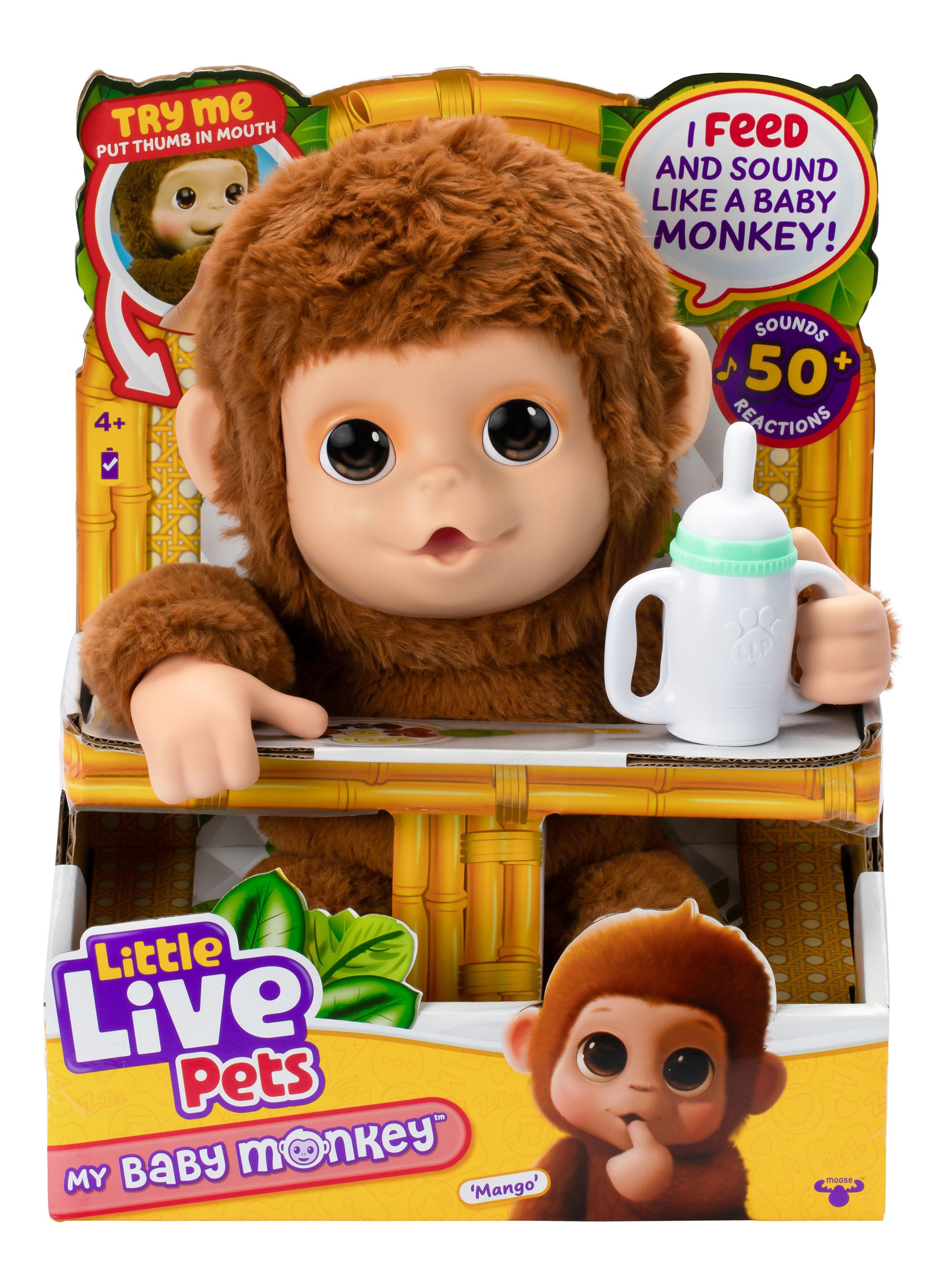Peluche Little Live Pets Bebe Mono-2