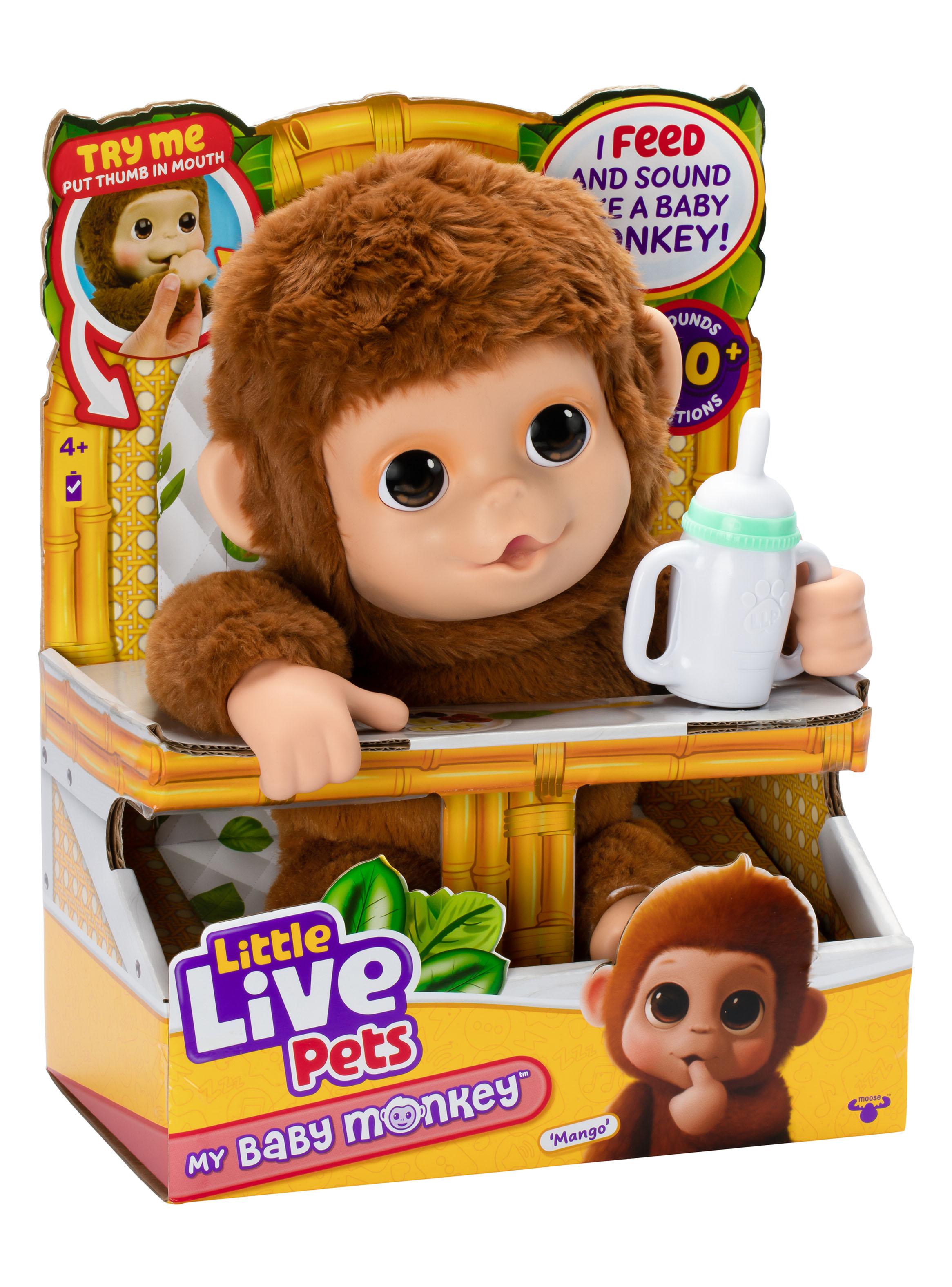 Peluche Little Live Pets Bebe Mono-3