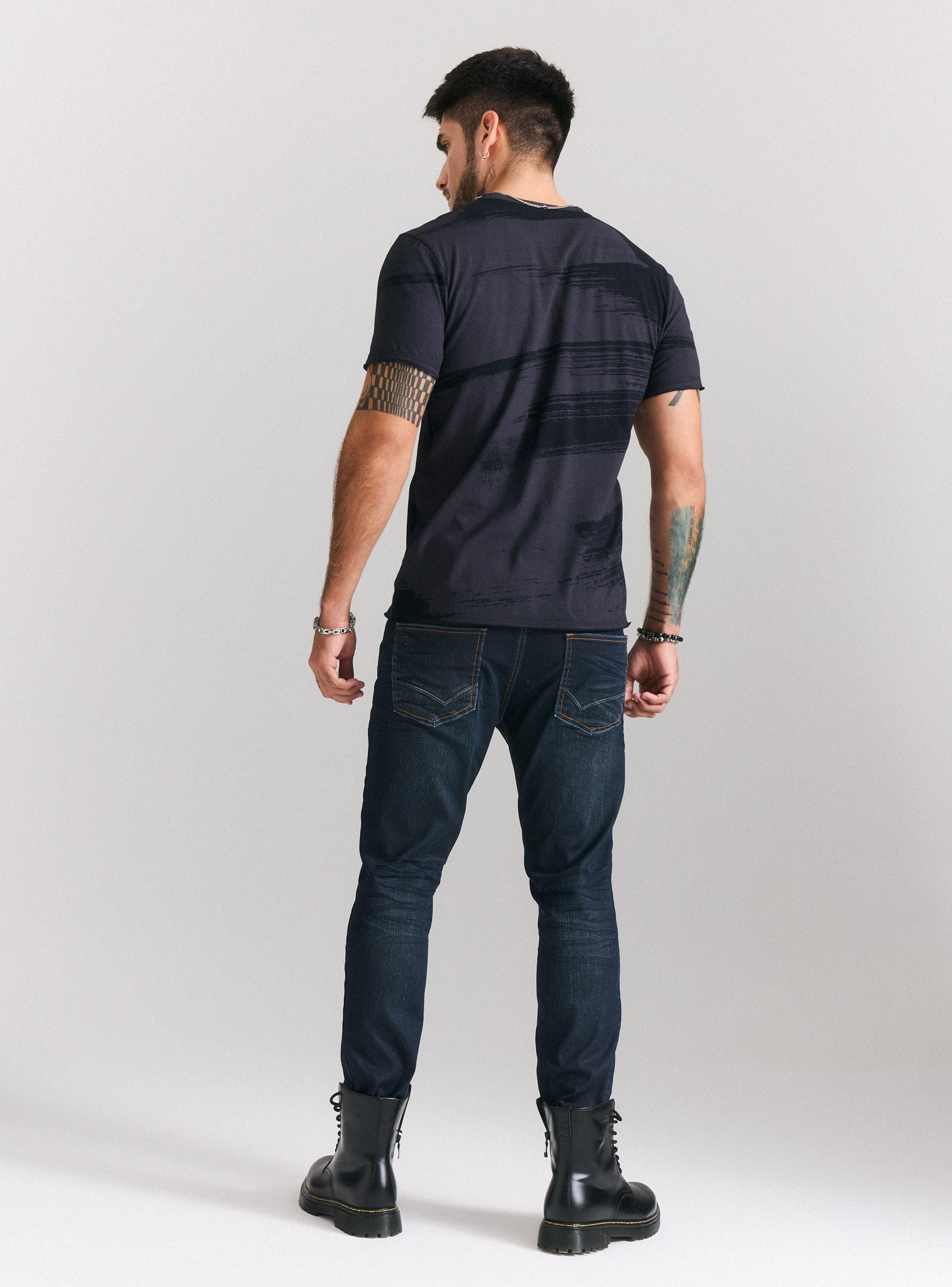 Jeans Lavado Contrastado Manchas Skinny Fit-5