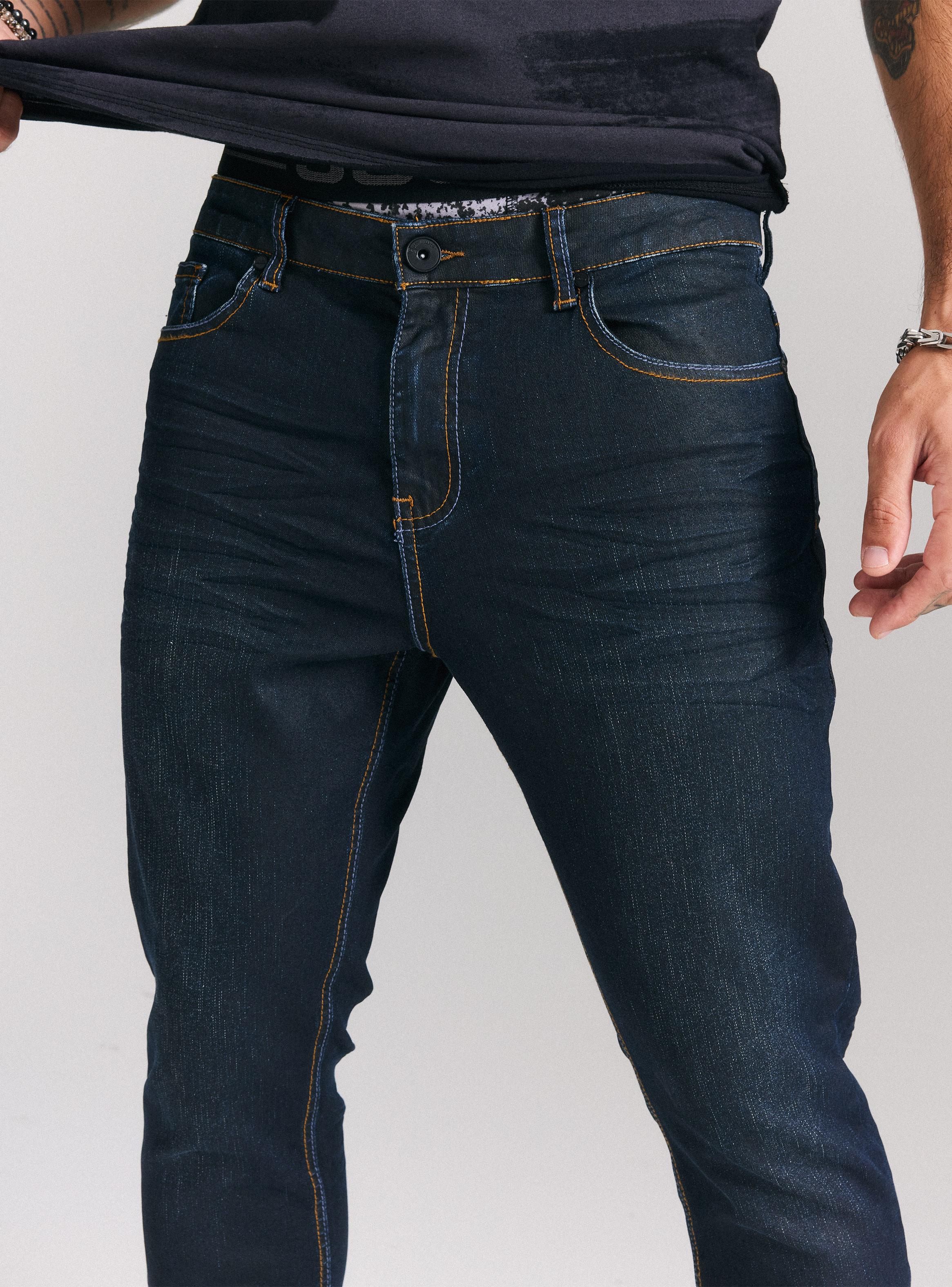 Jeans Lavado Contrastado Manchas Skinny Fit-2