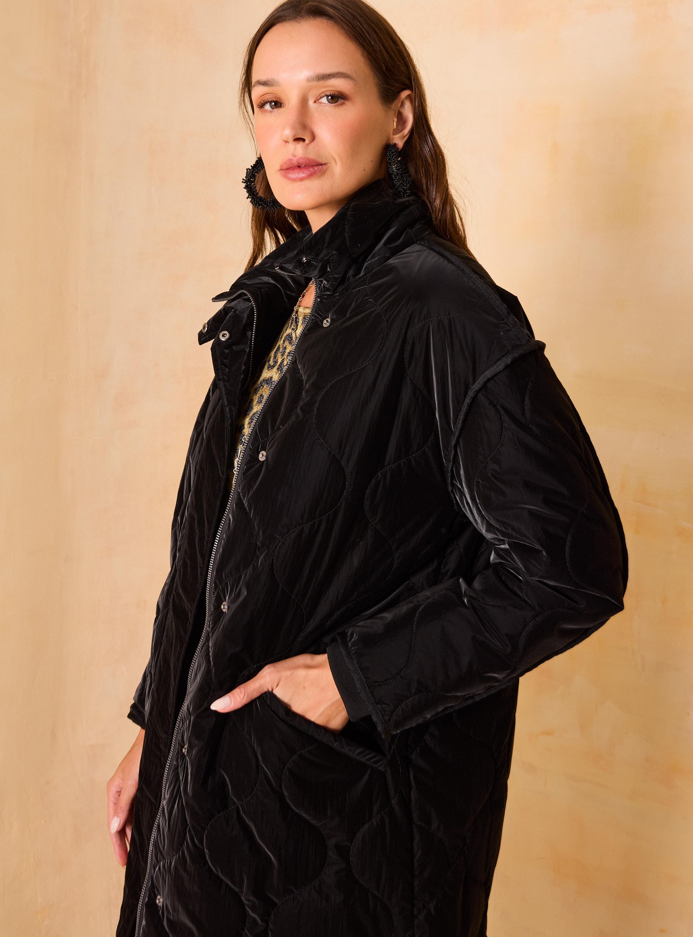 Parka Acolchada Detalle de Sesgos-2