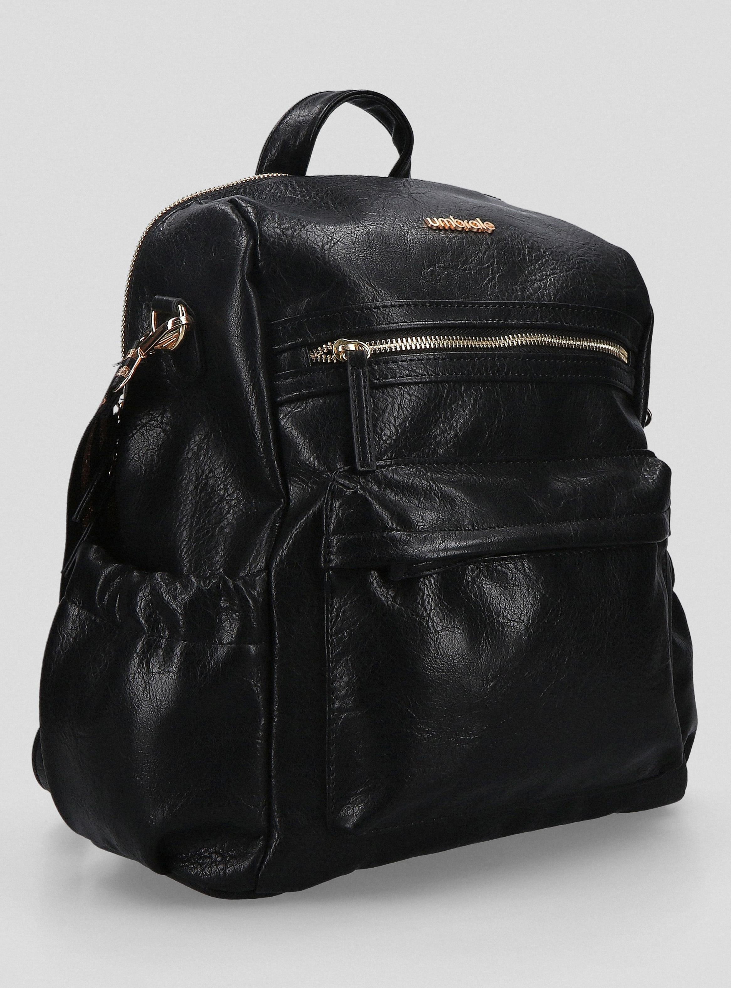 Mochila Urbana Ecocuero con Strap de Lurex-2