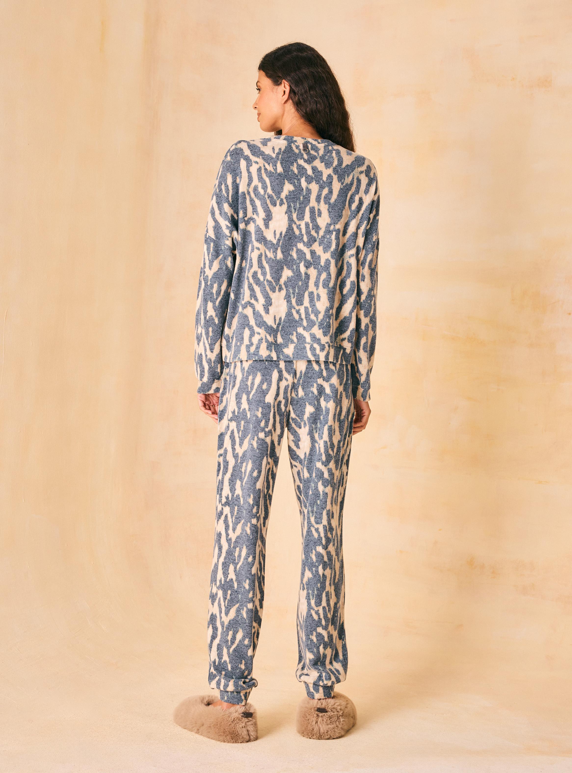 Pijama Tipo Buzo Full Estampado Tipo Animal Print-5
