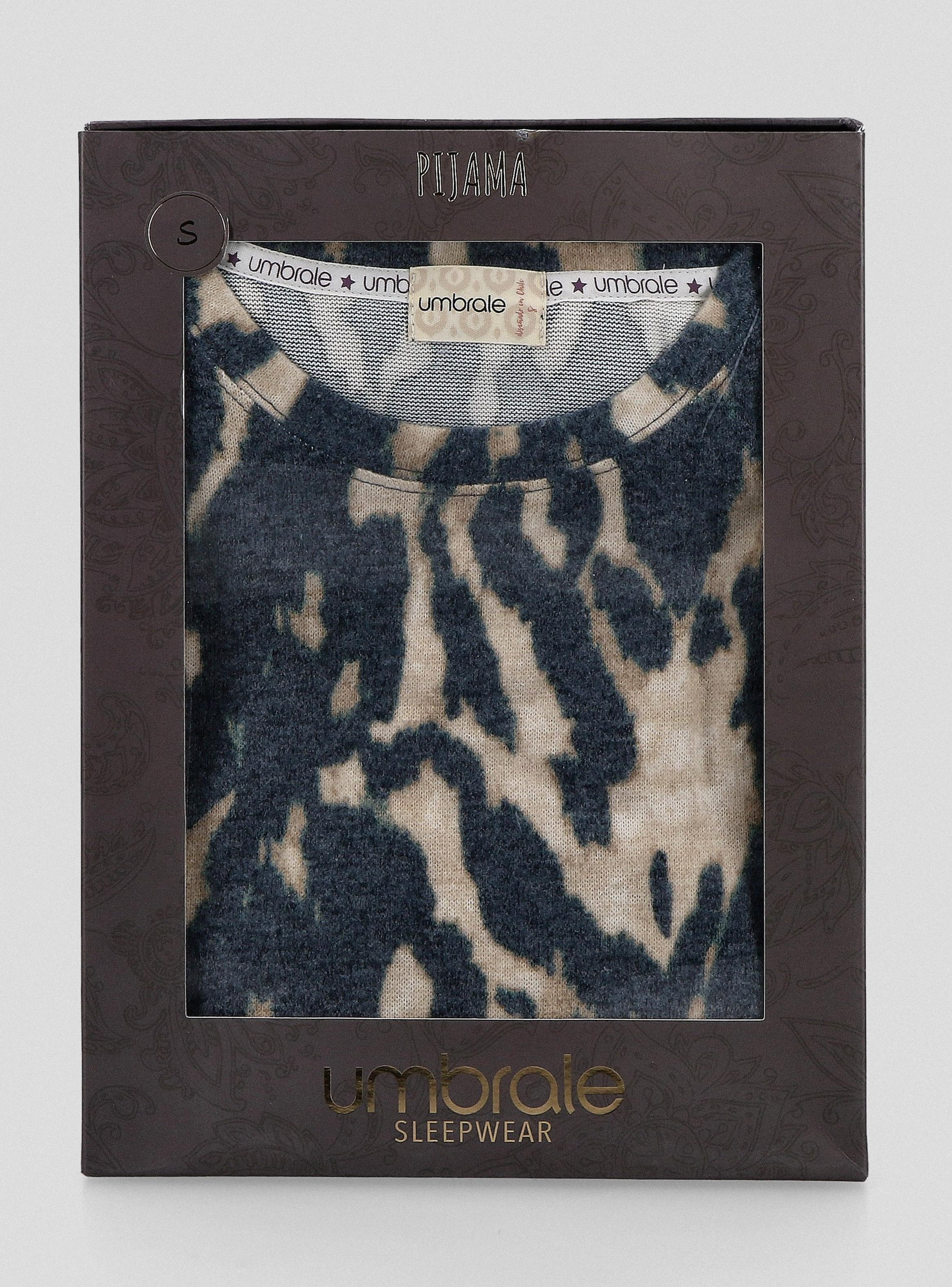 Pijama Tipo Buzo Full Estampado Tipo Animal Print-6
