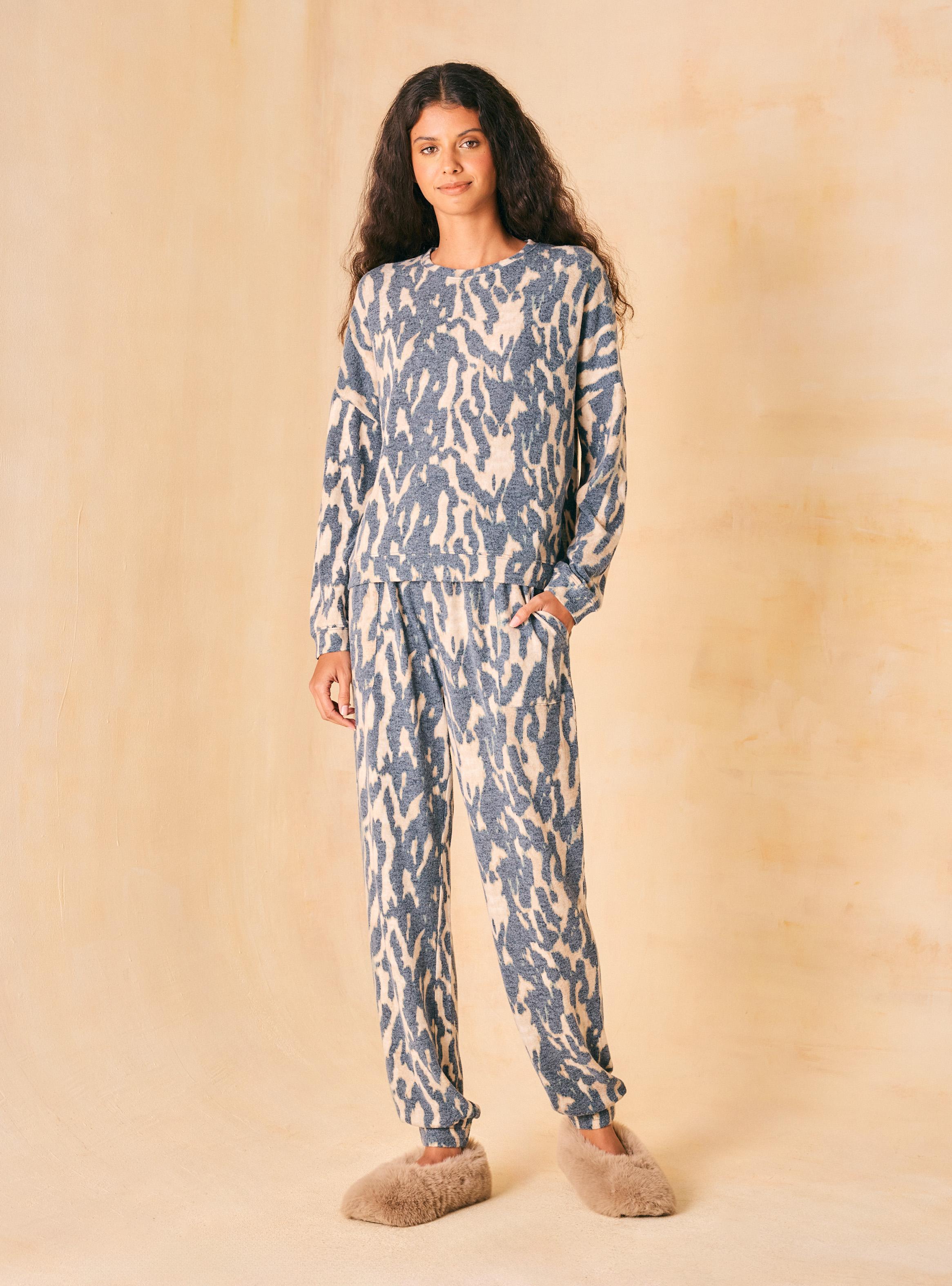 Pijama Tipo Buzo Full Estampado Tipo Animal Print-4