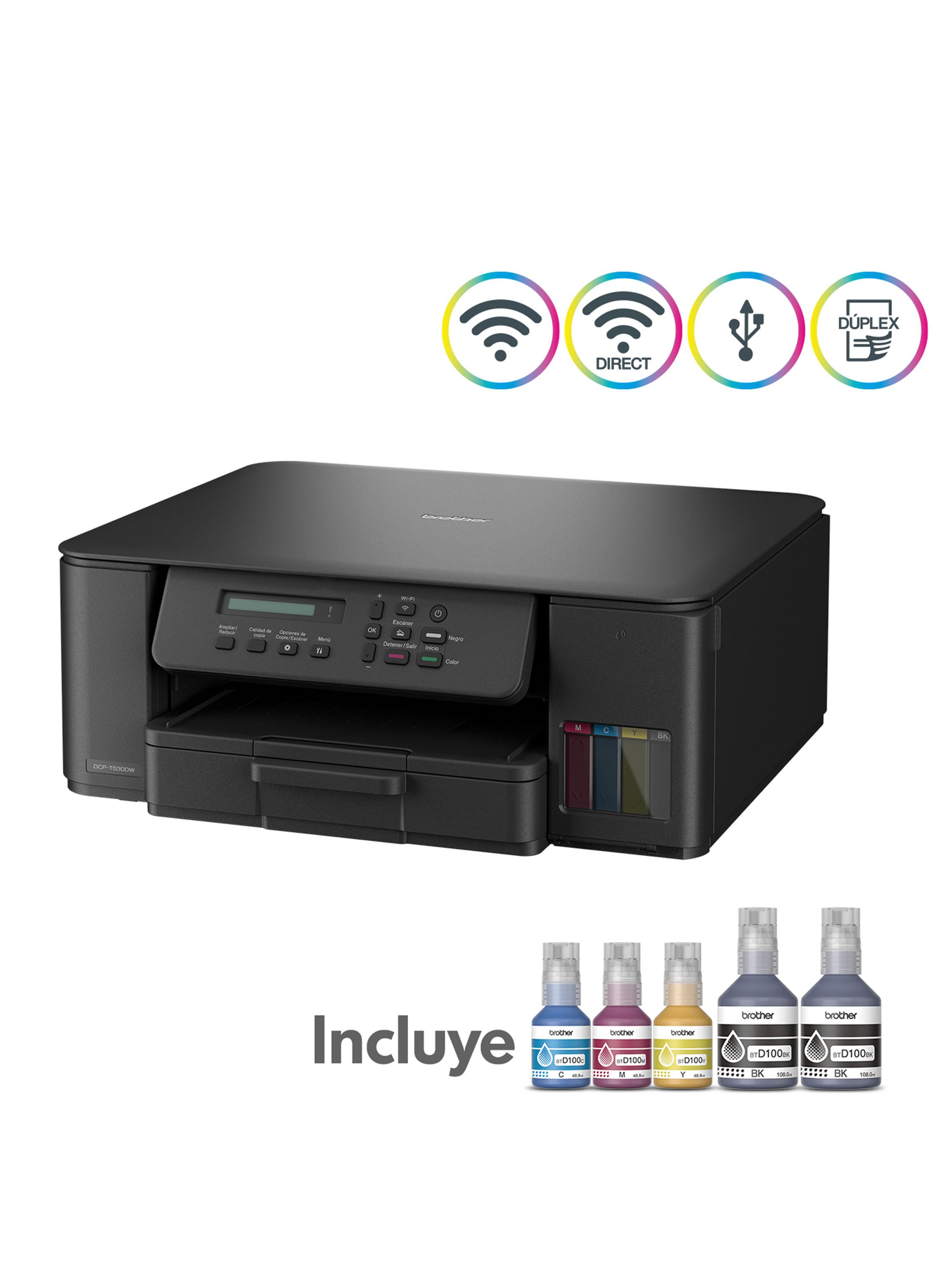 Impresora Multifuncional Tinta Continua DCPT530DW WiFi y Dúplex-1