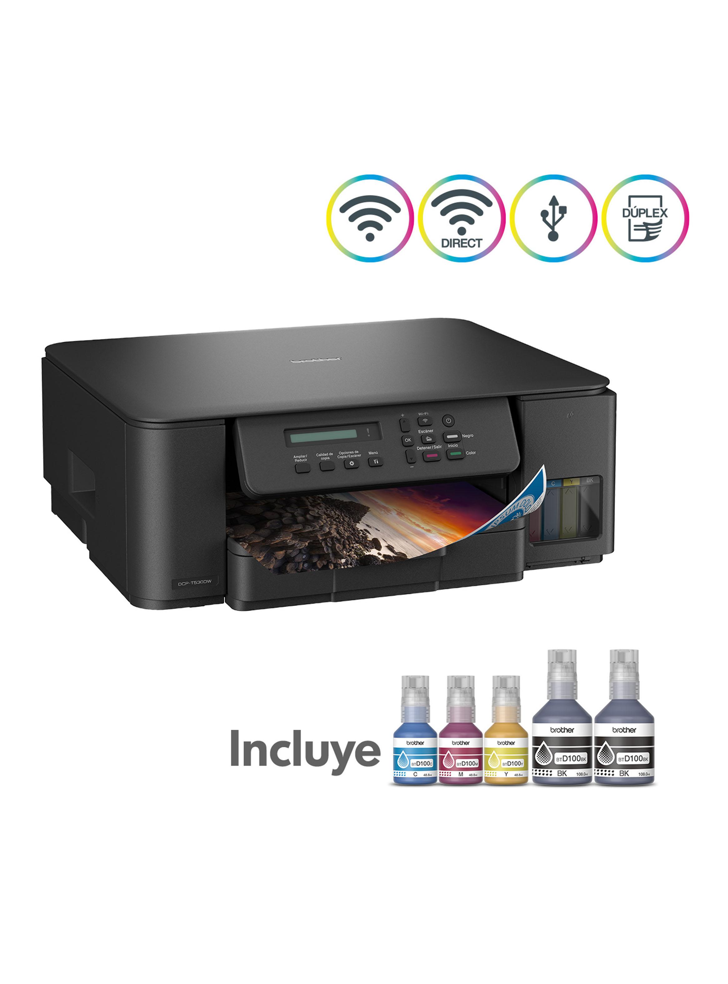 Impresora Multifuncional Tinta Continua DCPT530DW WiFi y Dúplex-2