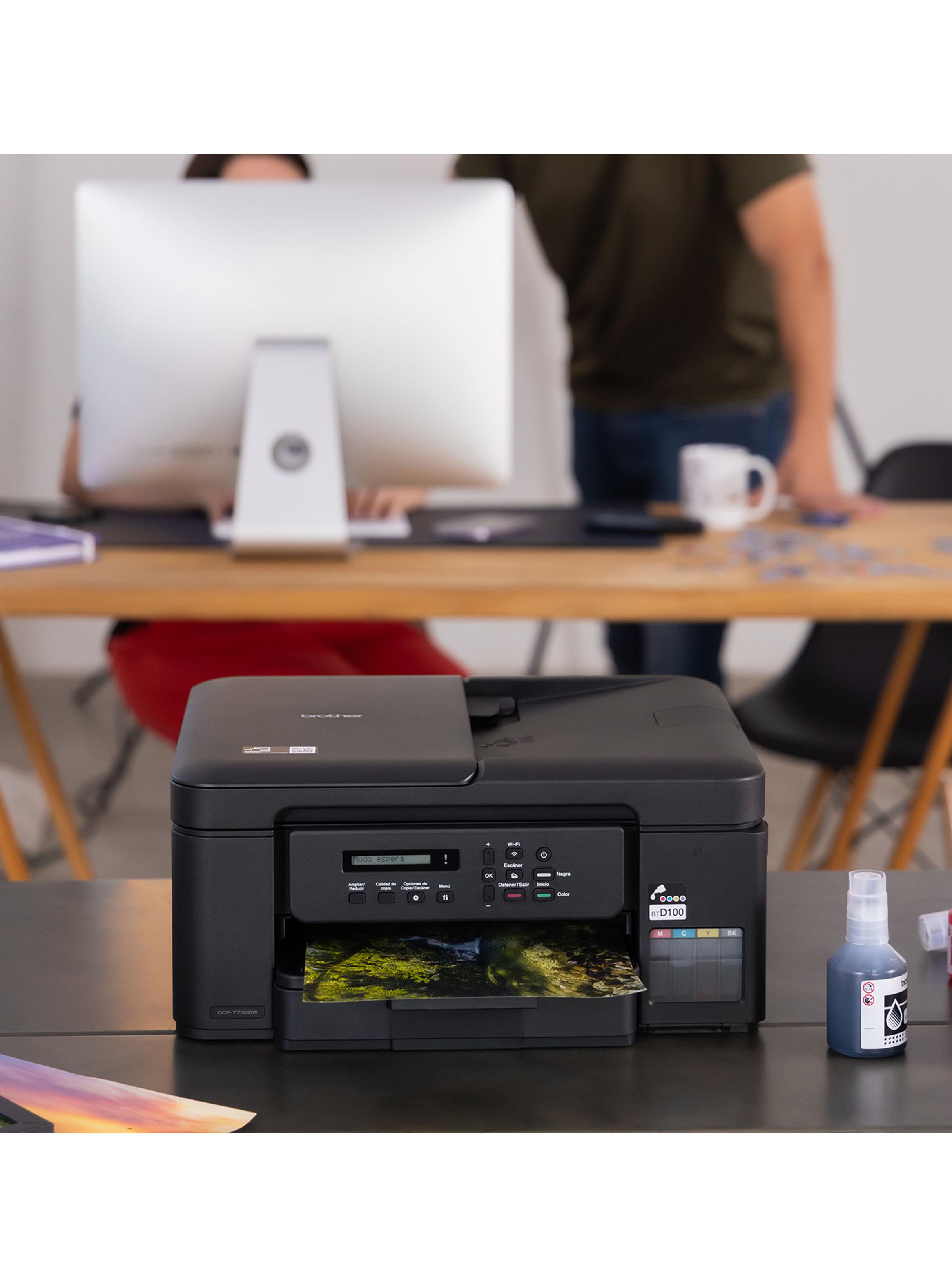 Impresora Tinta Continua Multifuncional DCPT730DW Negro-6