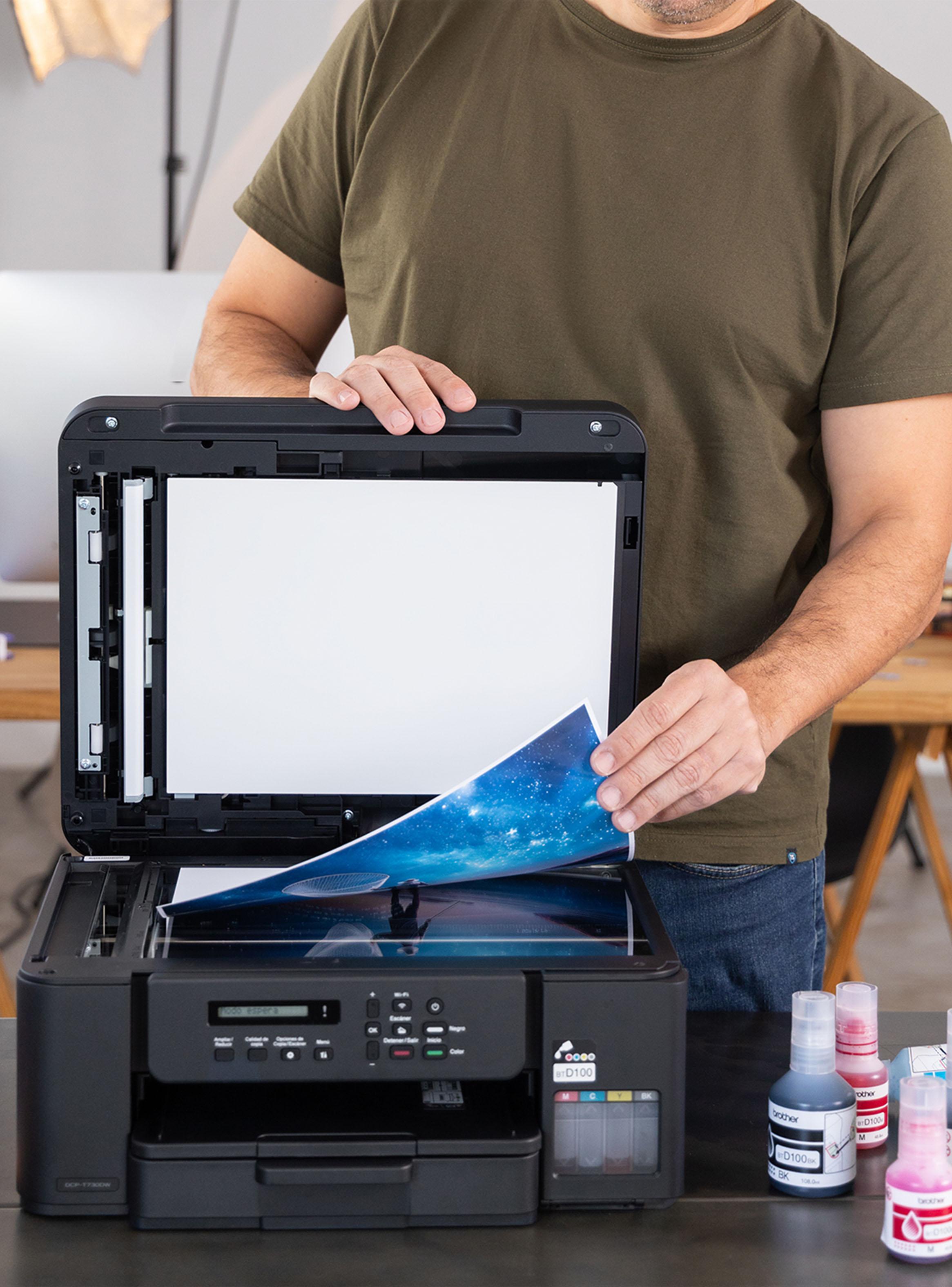 Impresora Tinta Continua Multifuncional DCPT730DW Negro-5