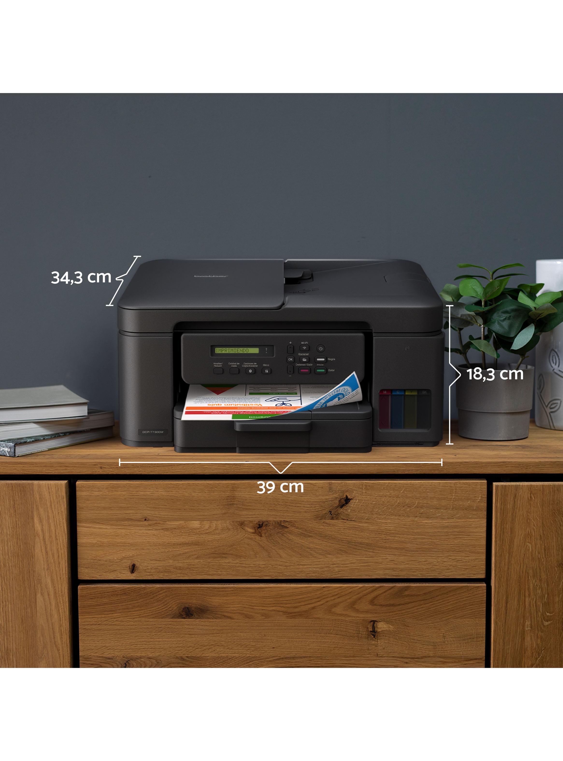 Impresora Tinta Continua Multifuncional DCPT730DW Negro-3
