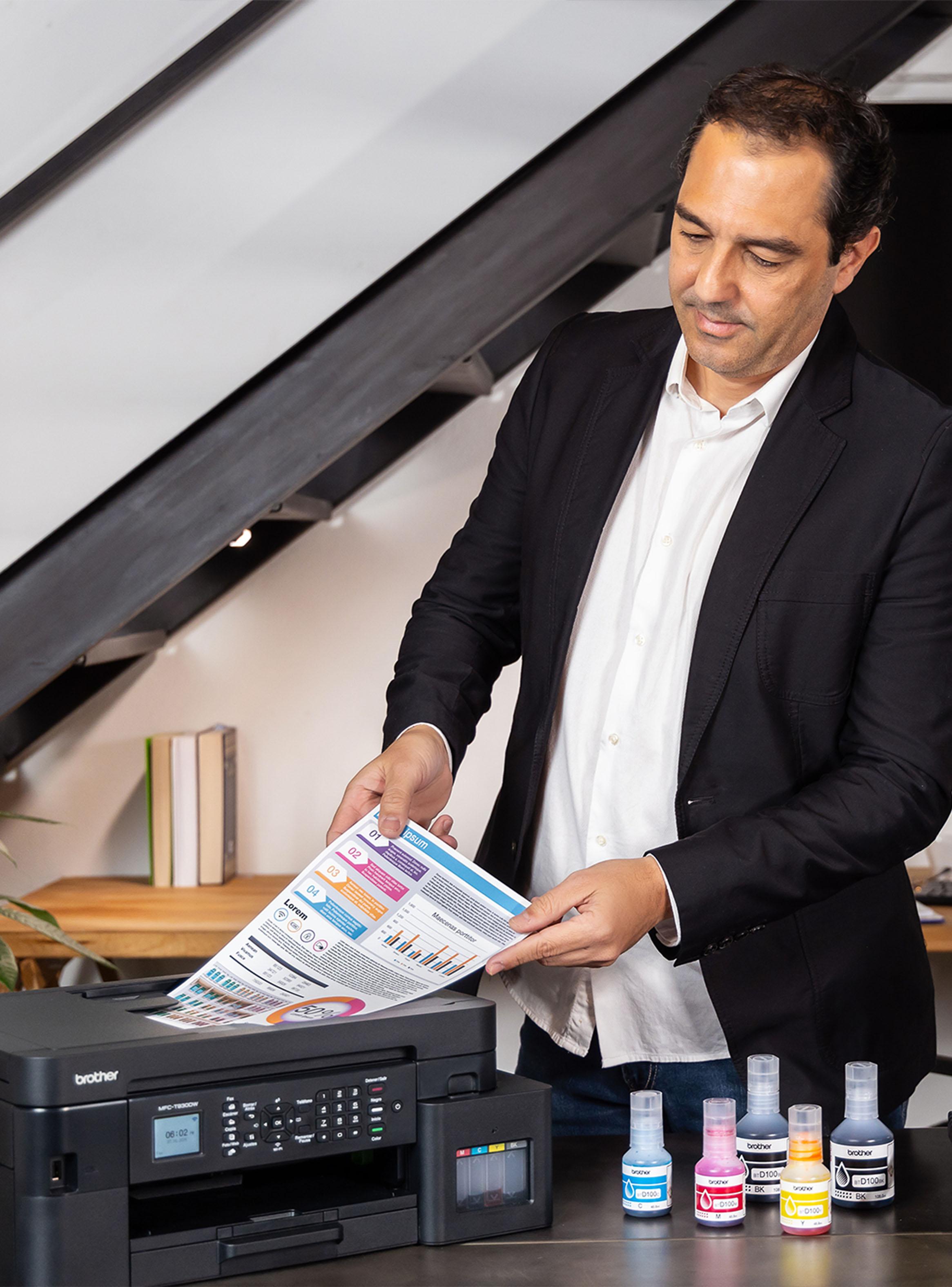 Impresoras Tinta Continua Multifuncional MFCT930DW Negro-4