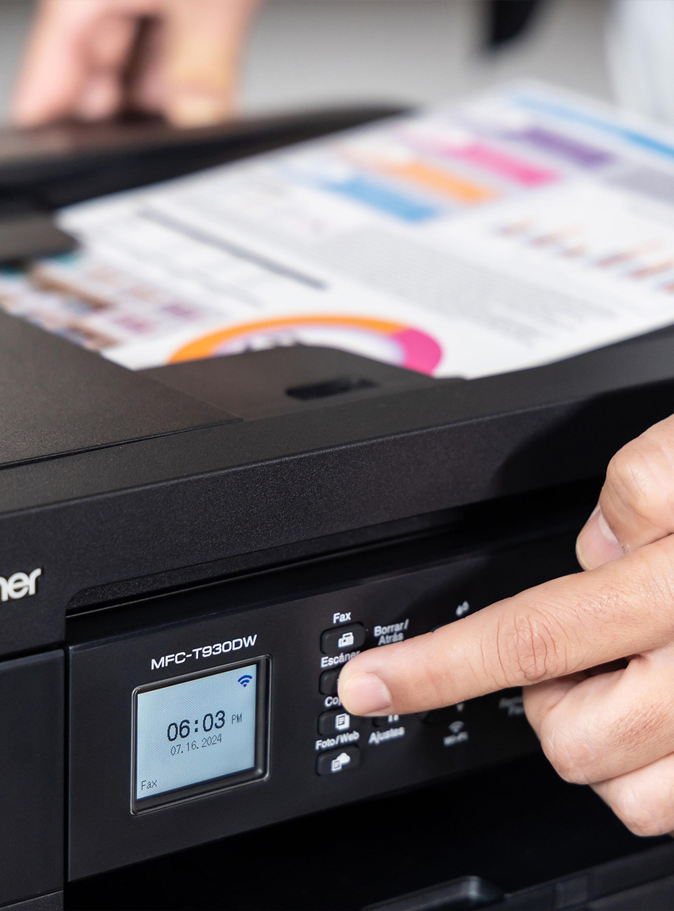 Impresoras Tinta Continua Multifuncional MFCT930DW Negro-6
