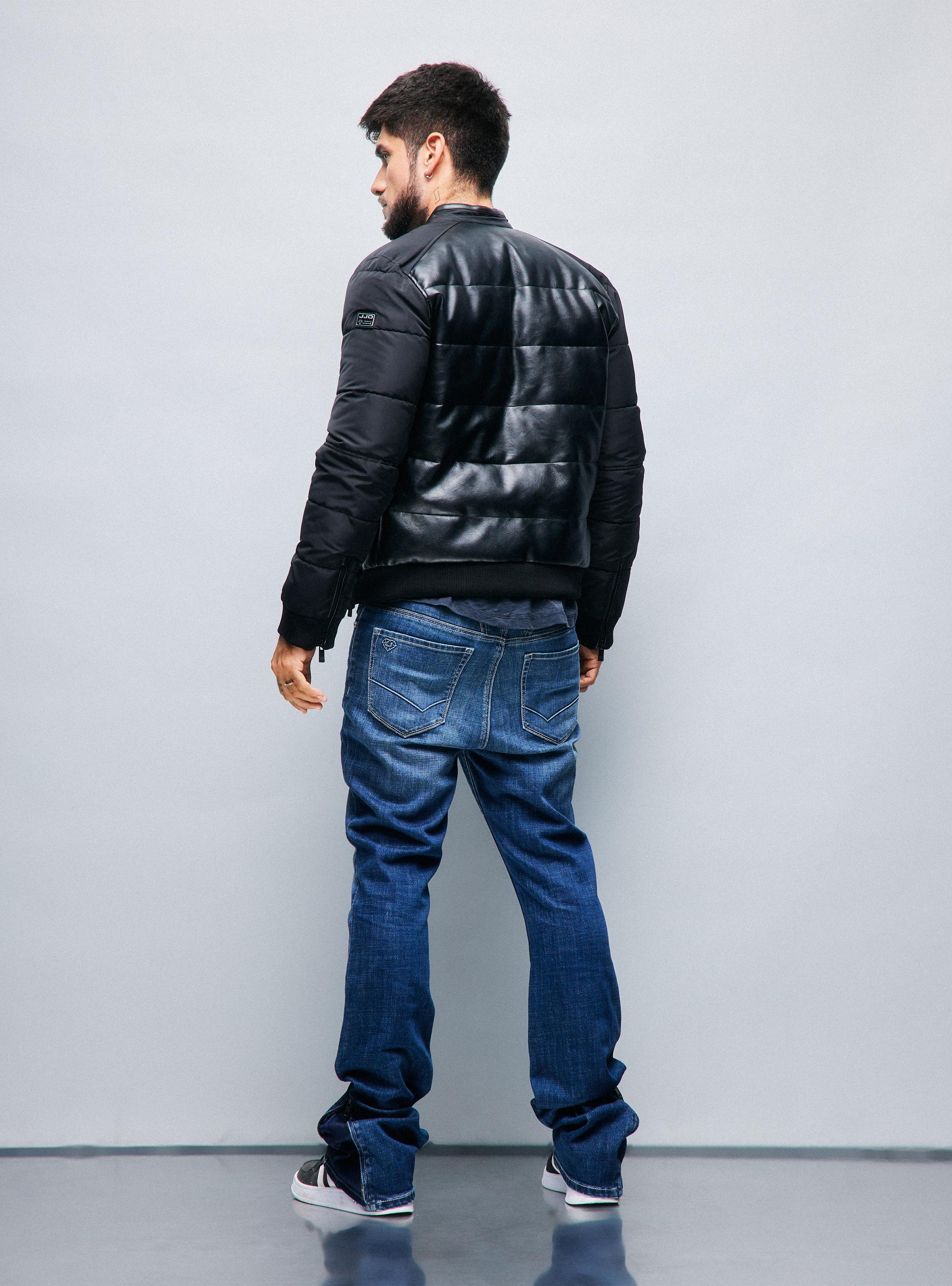 Jeans Lavado Fuerte Cierre para Ensanchar a Flare-5