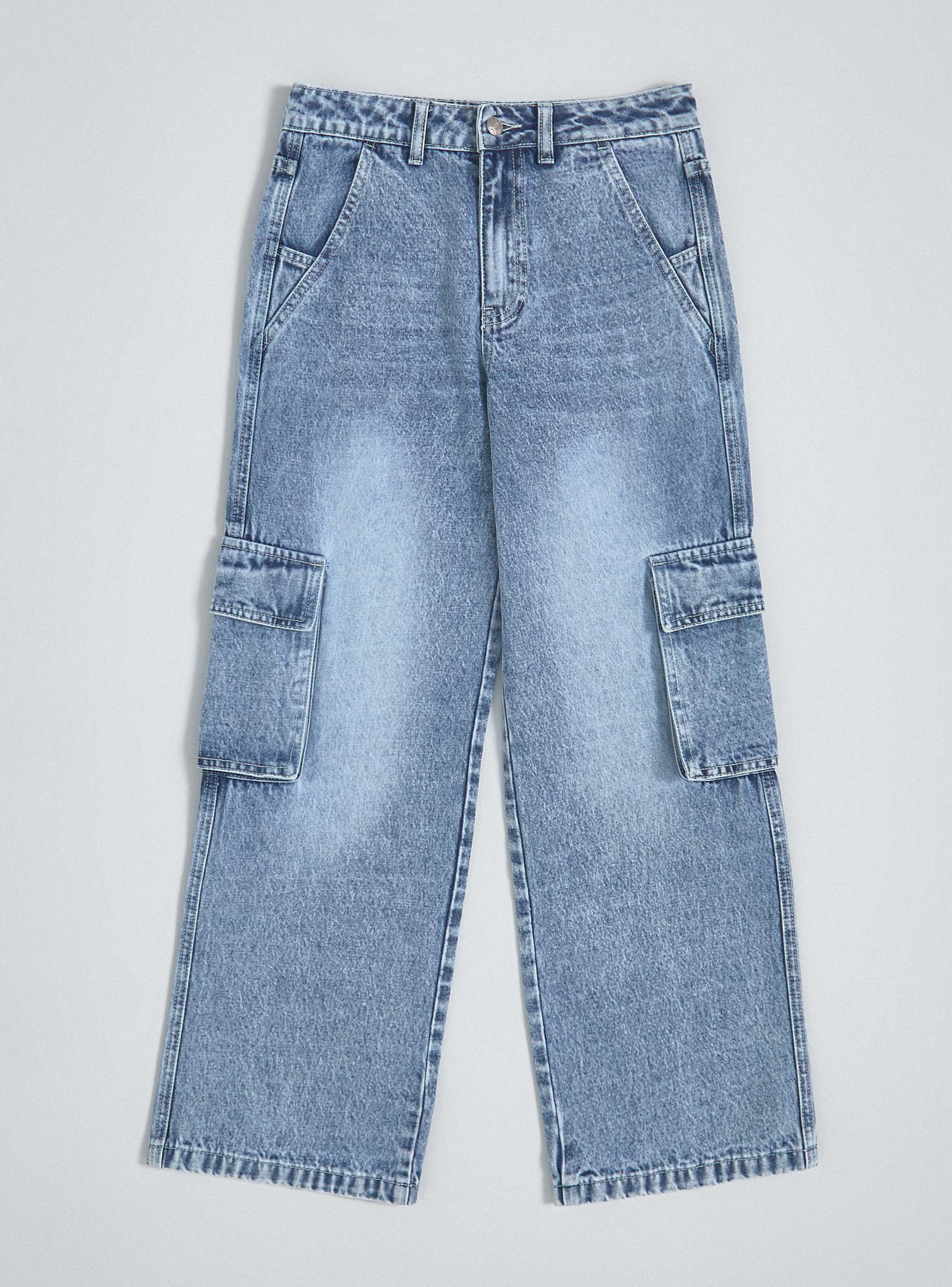Jeans con Bolsillos Tipo Cargo-2