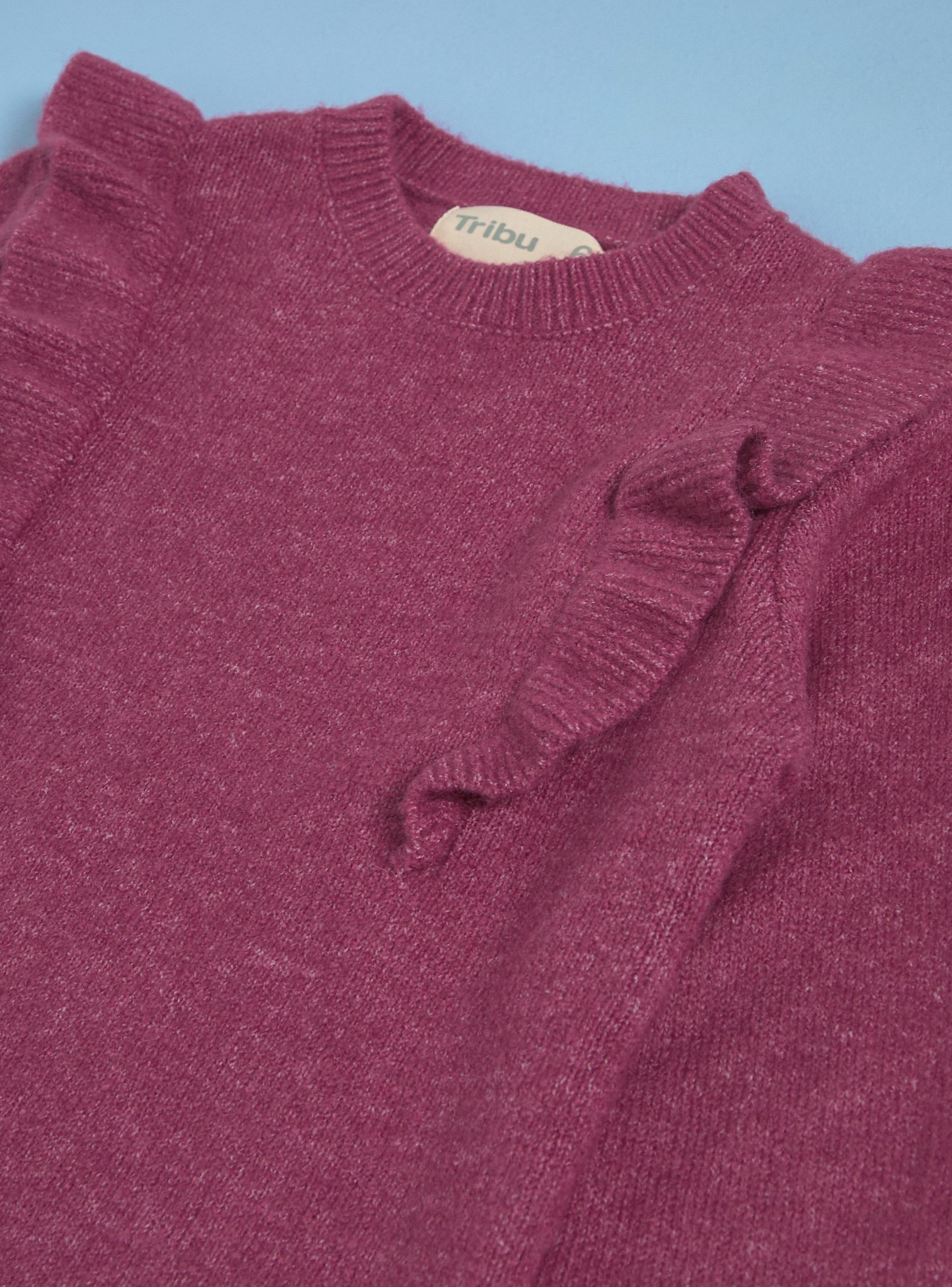 Sweater Vuelos Cuello Redondo-4