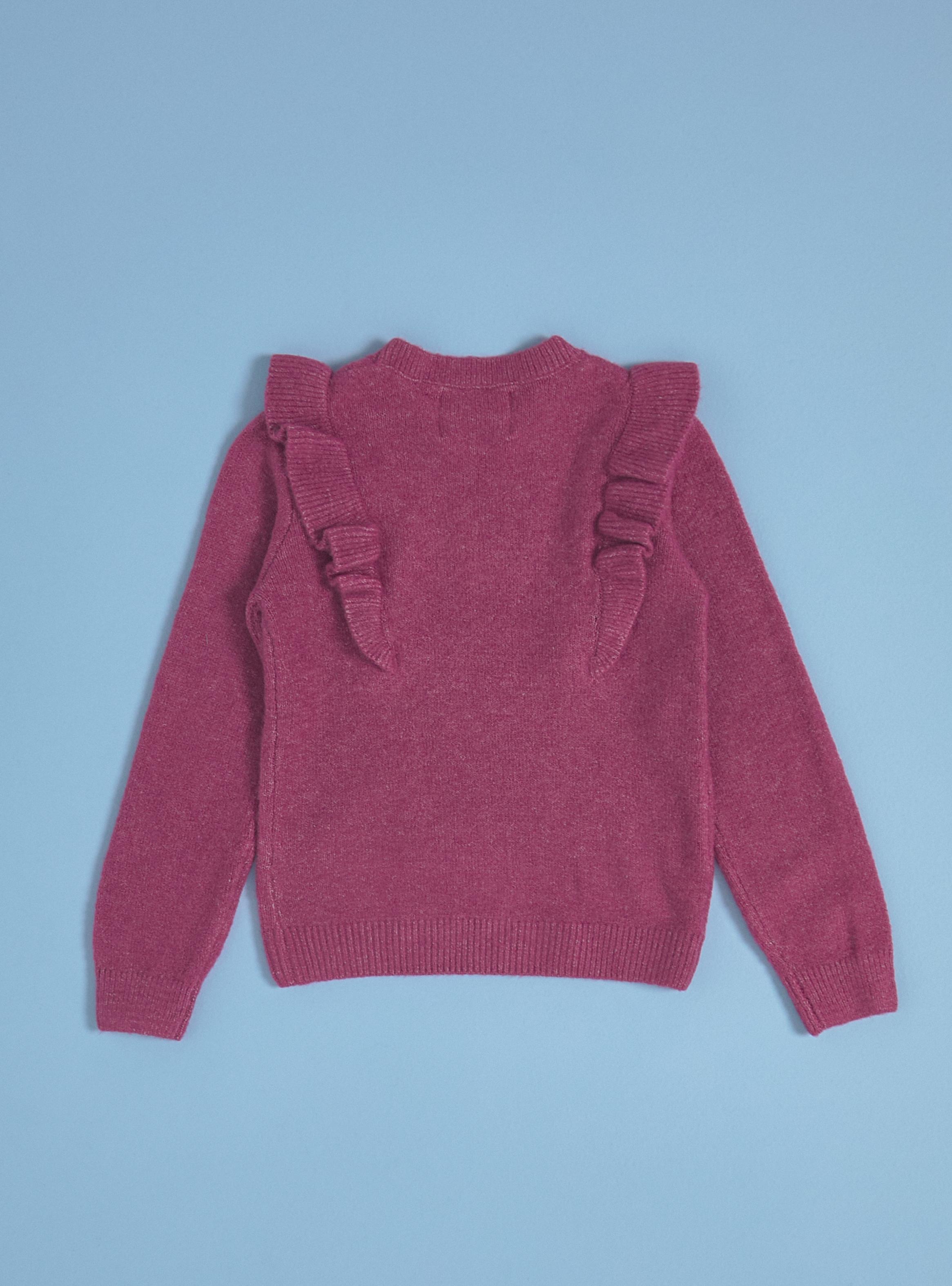 Sweater Vuelos Cuello Redondo-3