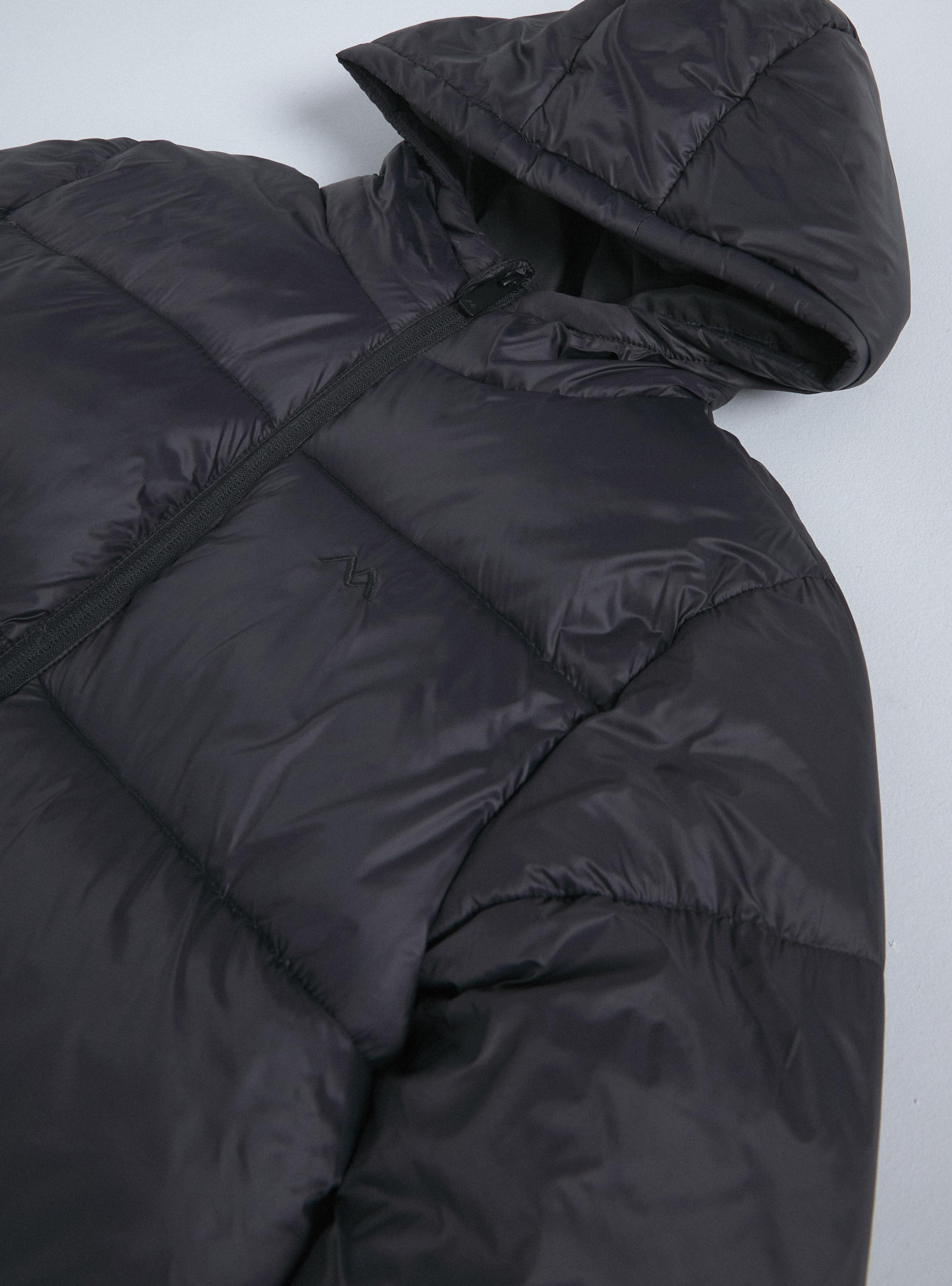 Parka Repelente al Agua Gorro con Piel Desmontable-2
