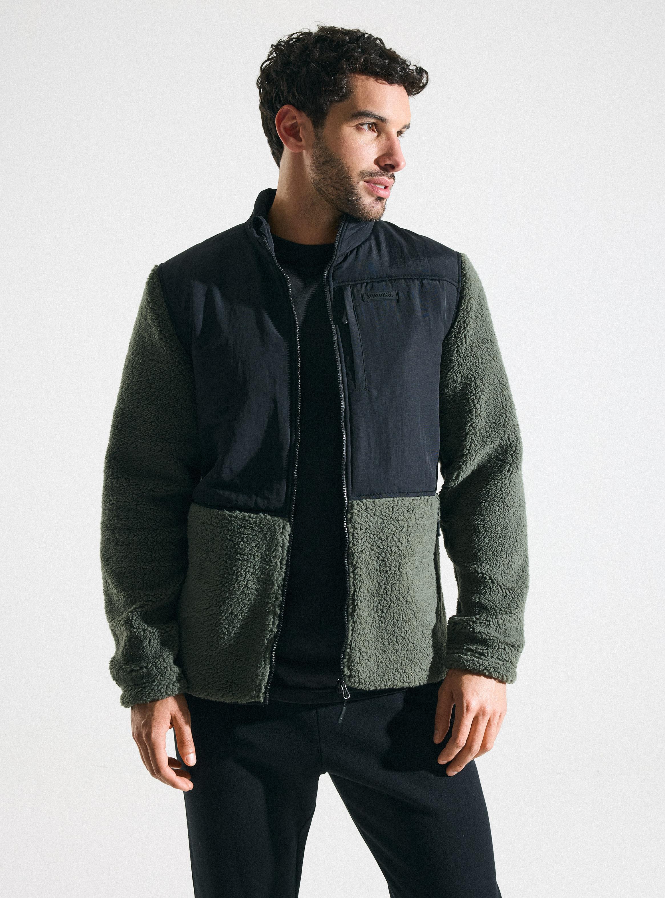 Polar Tricolor  Sherpa con Cierre-0