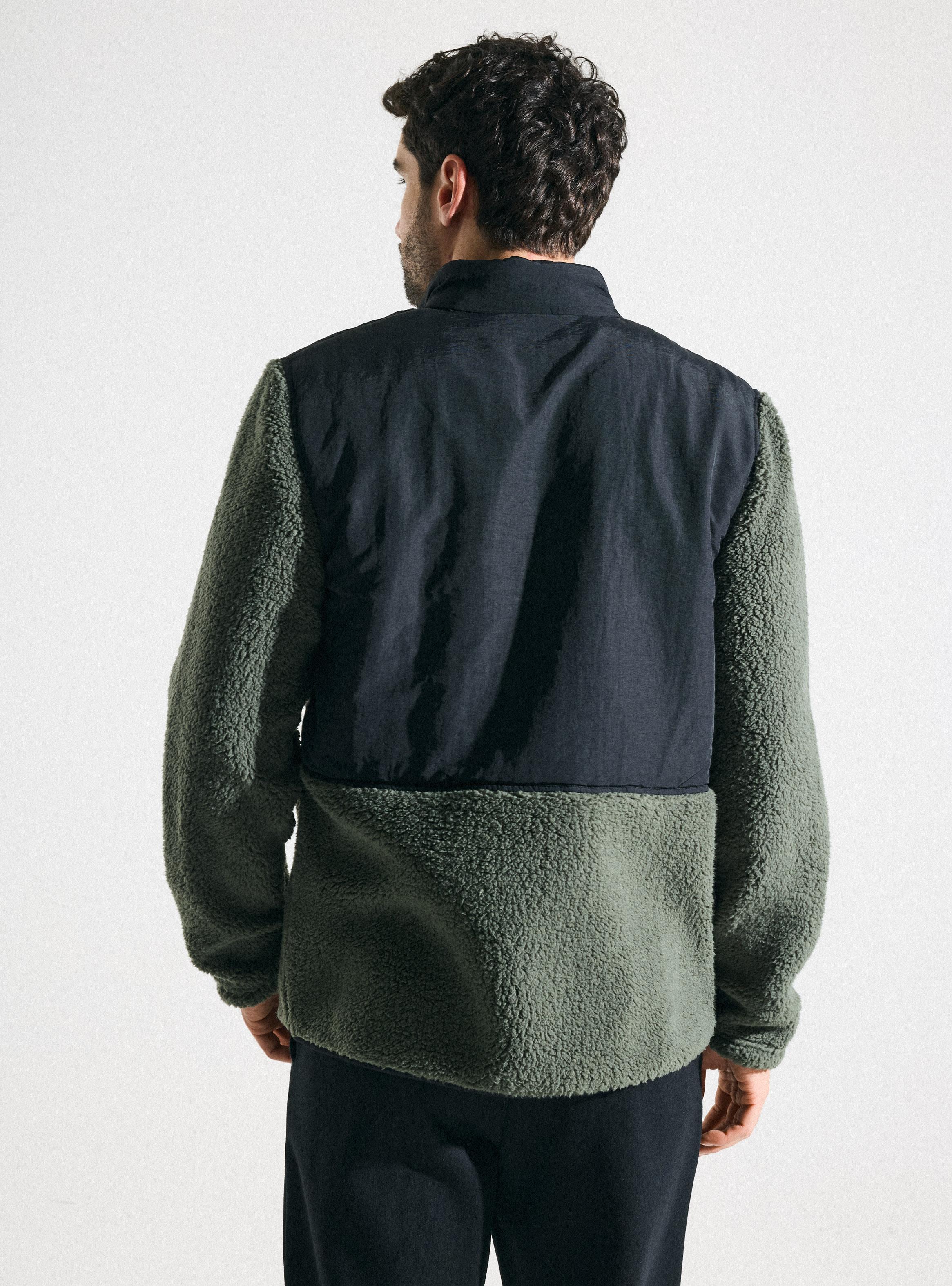 Polar Tricolor  Sherpa con Cierre-1