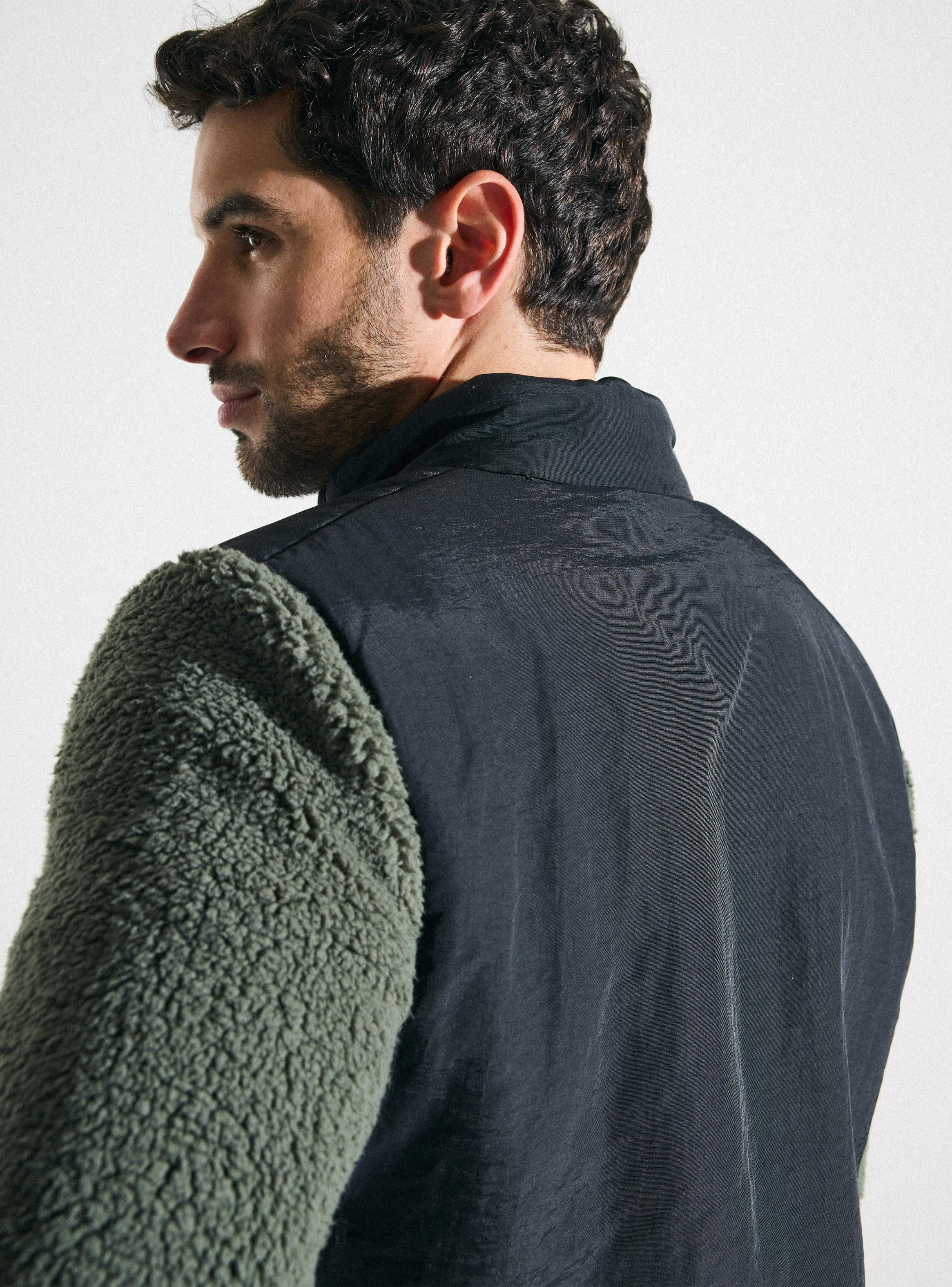 Polar Tricolor  Sherpa con Cierre-3