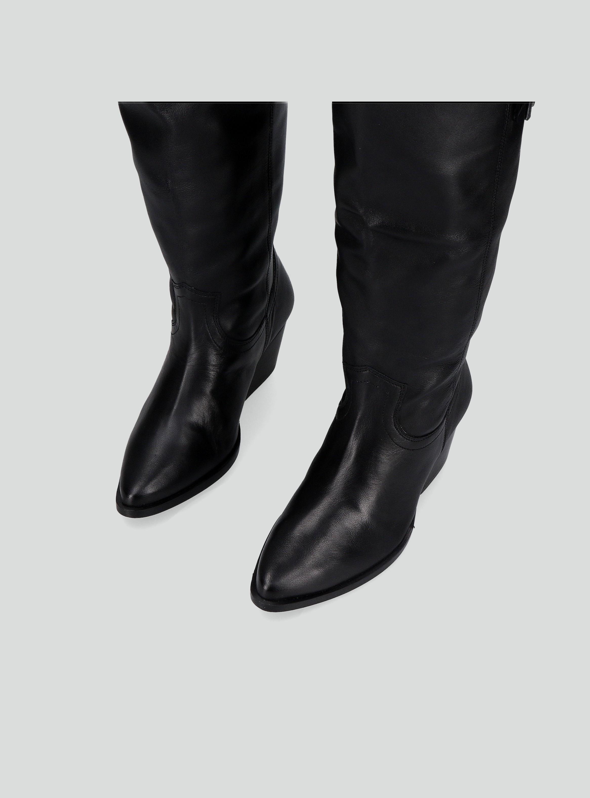 Bota Alta de Cuero Mujer-2