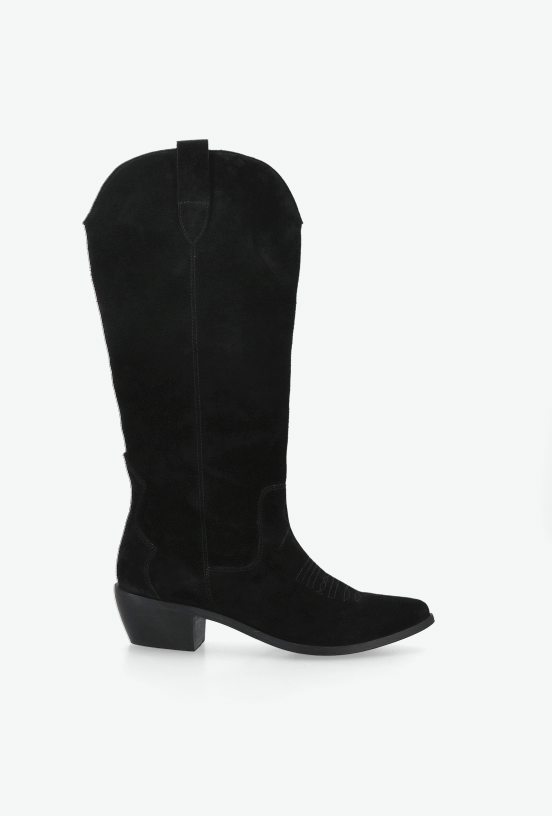Bota Cuero Western con bordado  Mujer-3